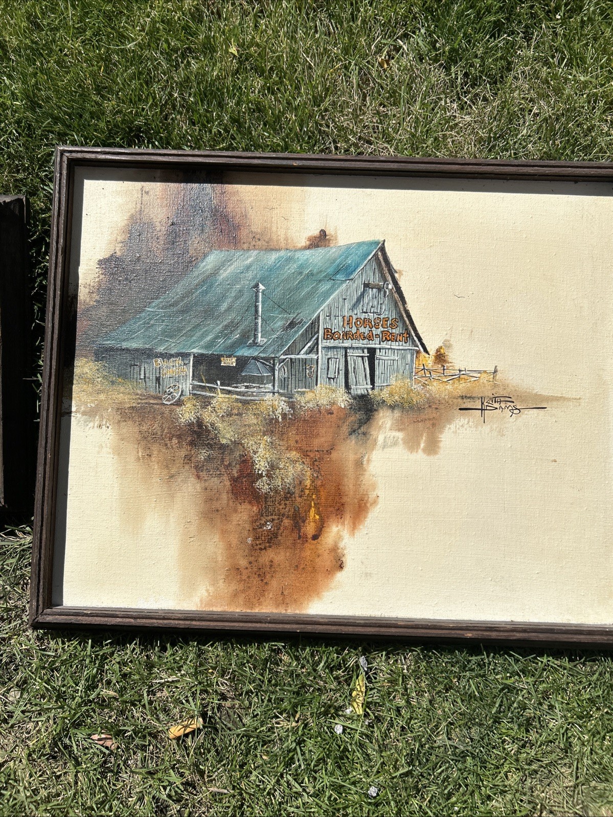 VINTAGE 3 PAINTINGS KEITH WINTERHAWK ADAMS BEAUTIFUL