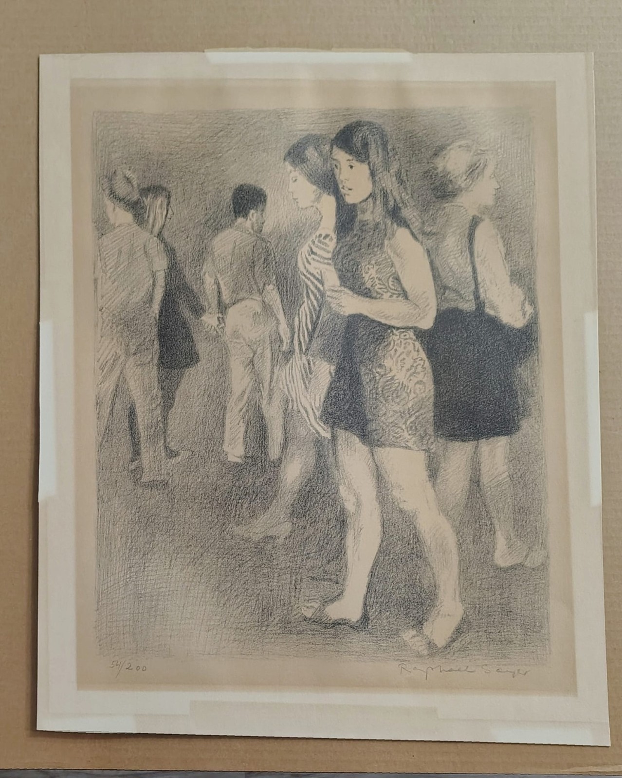Raphael Soyer Signed And Numbered Important Listed Artist