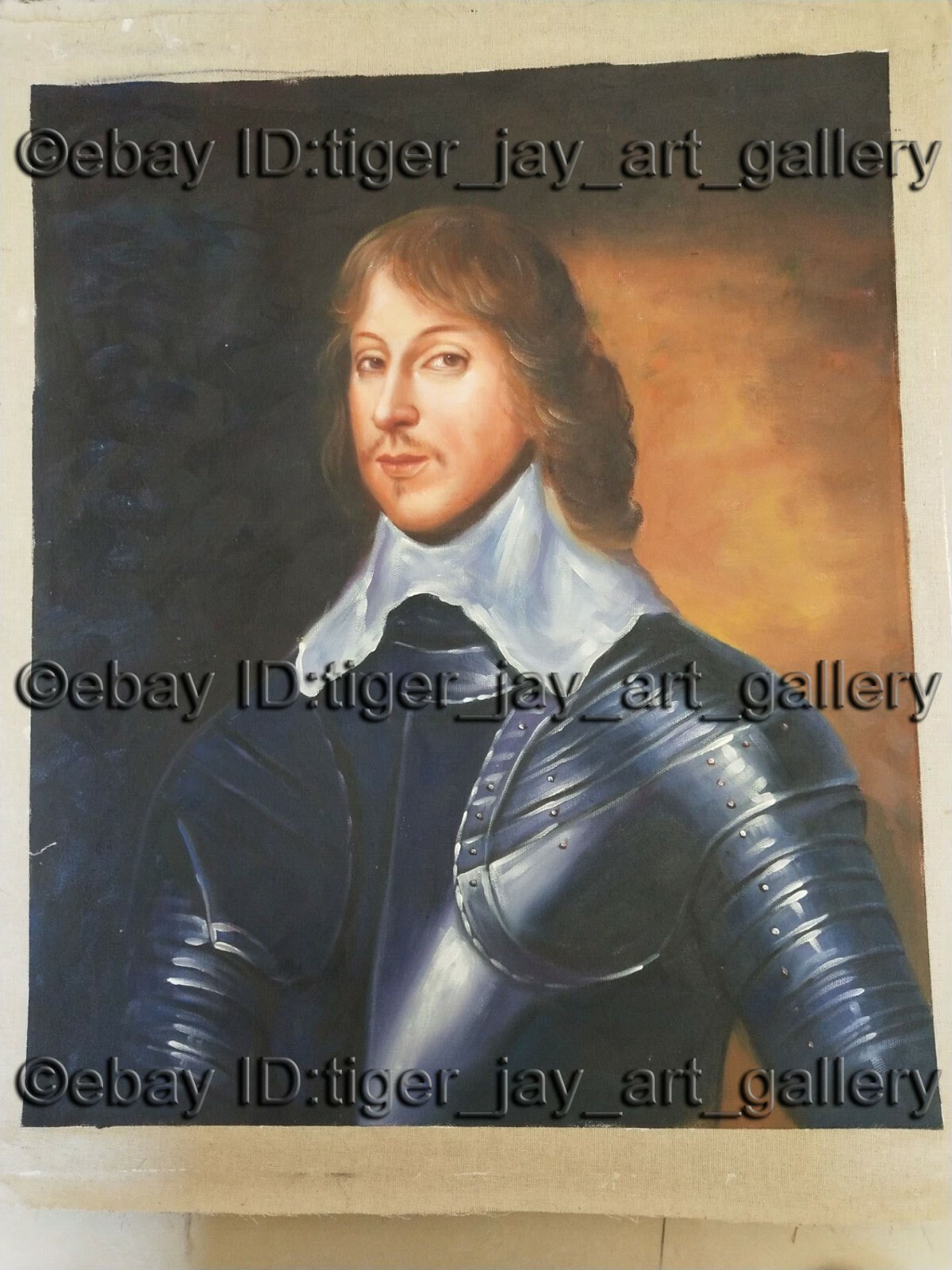 Lord Baron George Gorning In Armor 1st Earl of Norwich Royalist Commander A+ Art