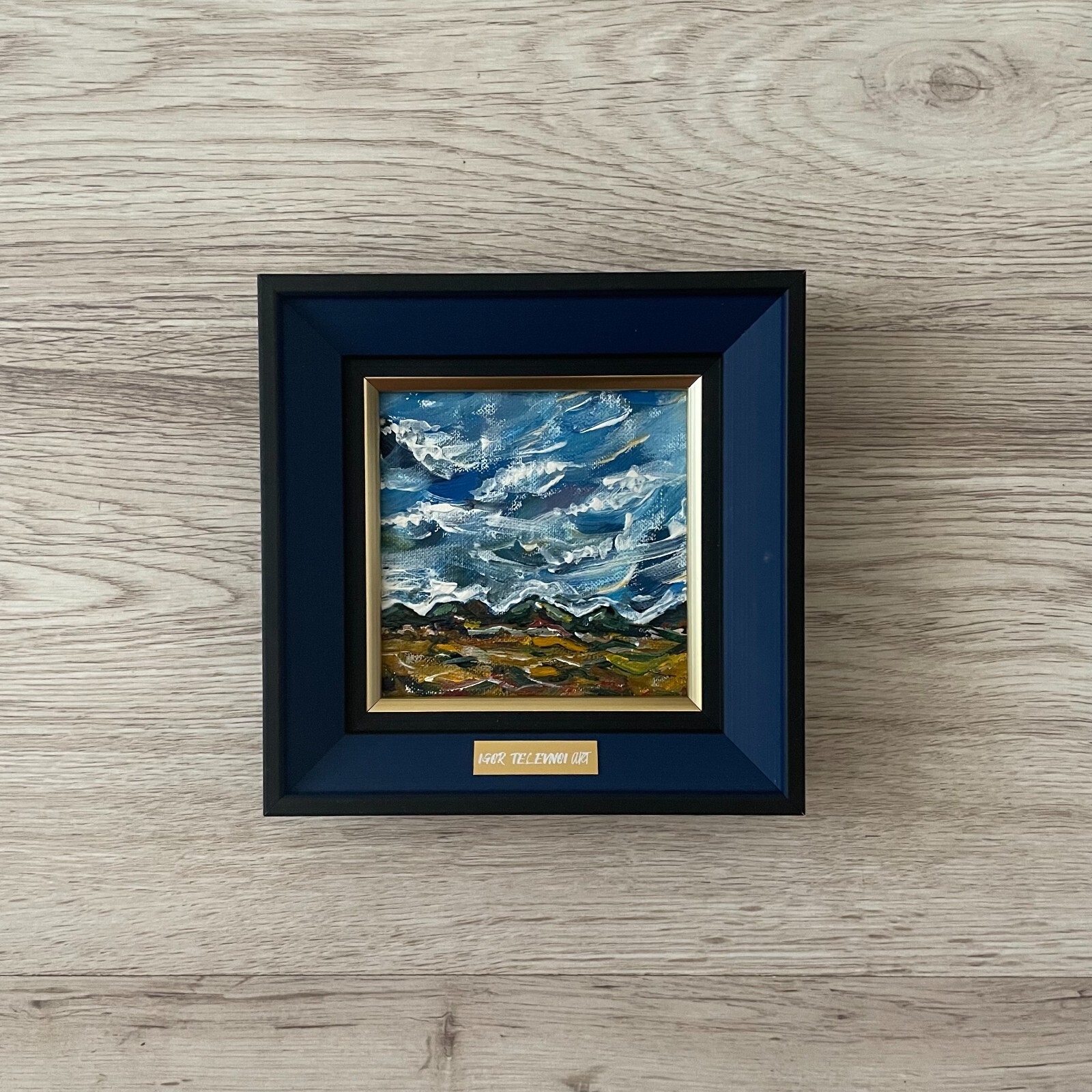 Mini framed painting