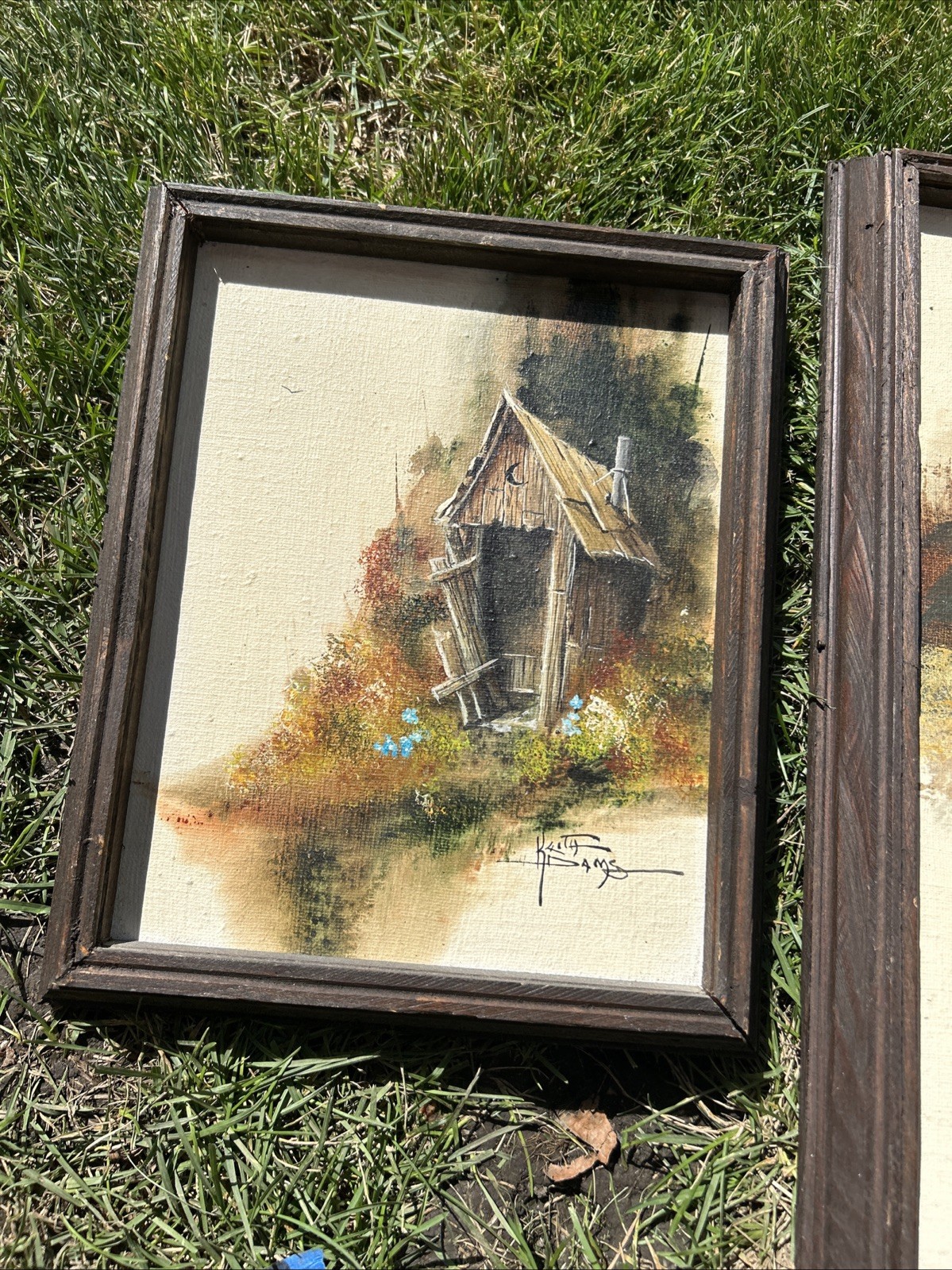 VINTAGE 3 PAINTINGS KEITH WINTERHAWK ADAMS BEAUTIFUL