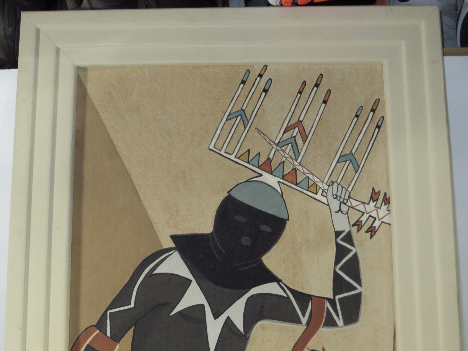 PABLITA VELARDE Listed APACHEE devile dancer NEW MEXICO (1918-2006) O/B 28″x16″