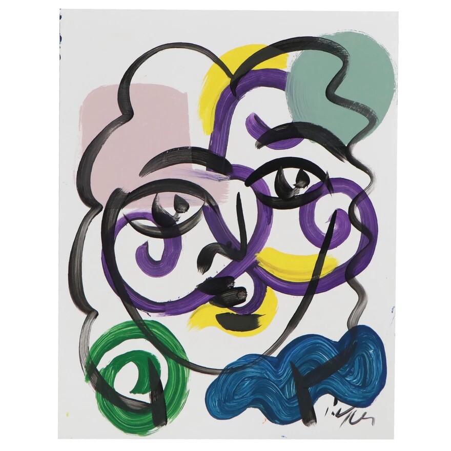 Peter Robert Keil abstract painting