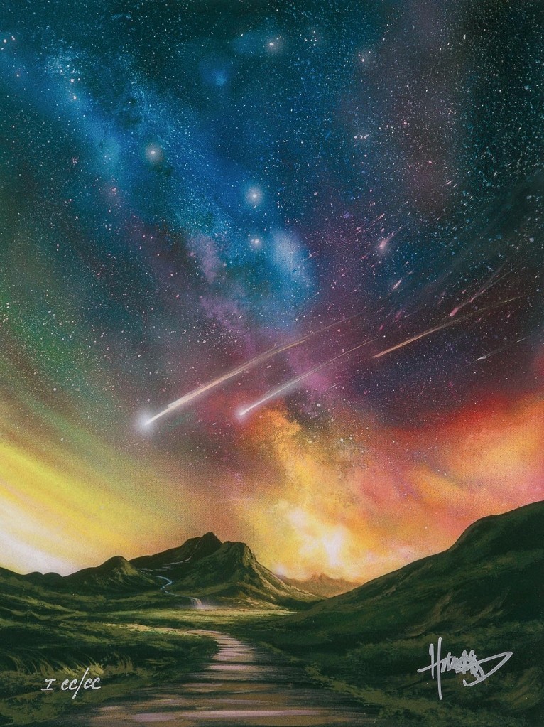 NEW ASHTON HOWARD «Dusk Trails» on Dye-Sublimation on Aluminum Signed-COA