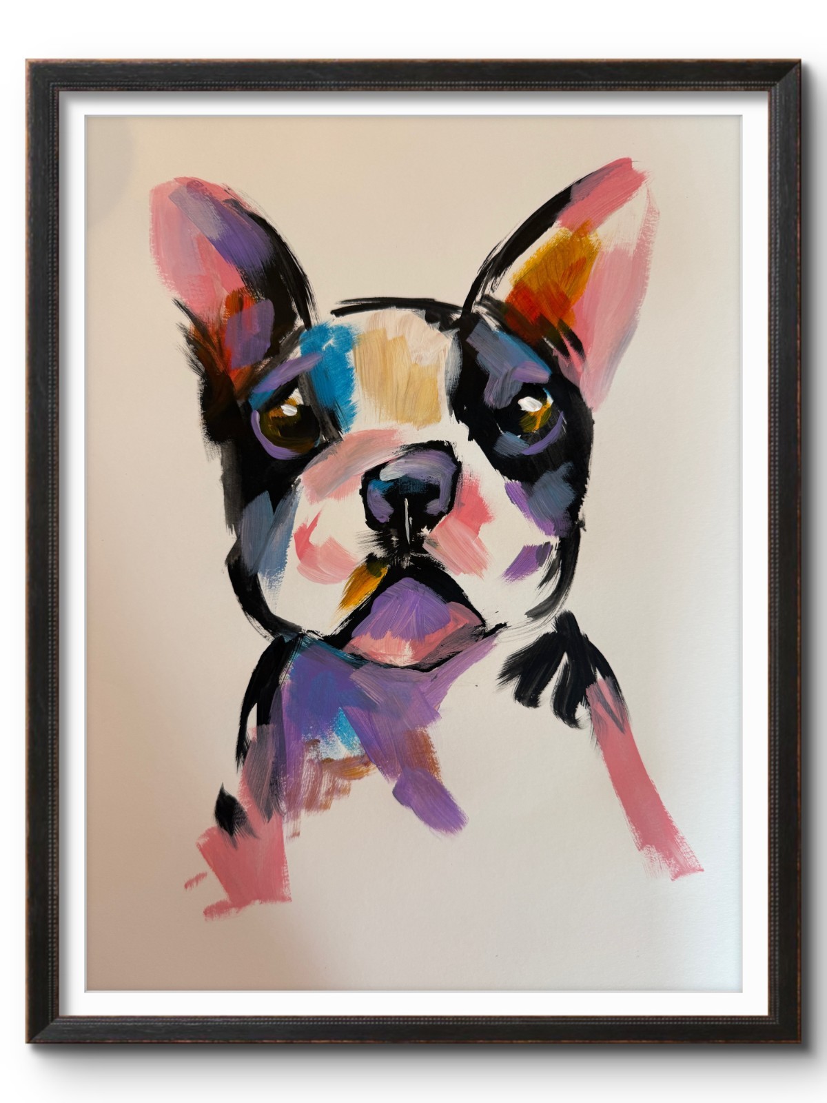 FRENCHIE 11×114 Original Art #64 PAPER Fine Art