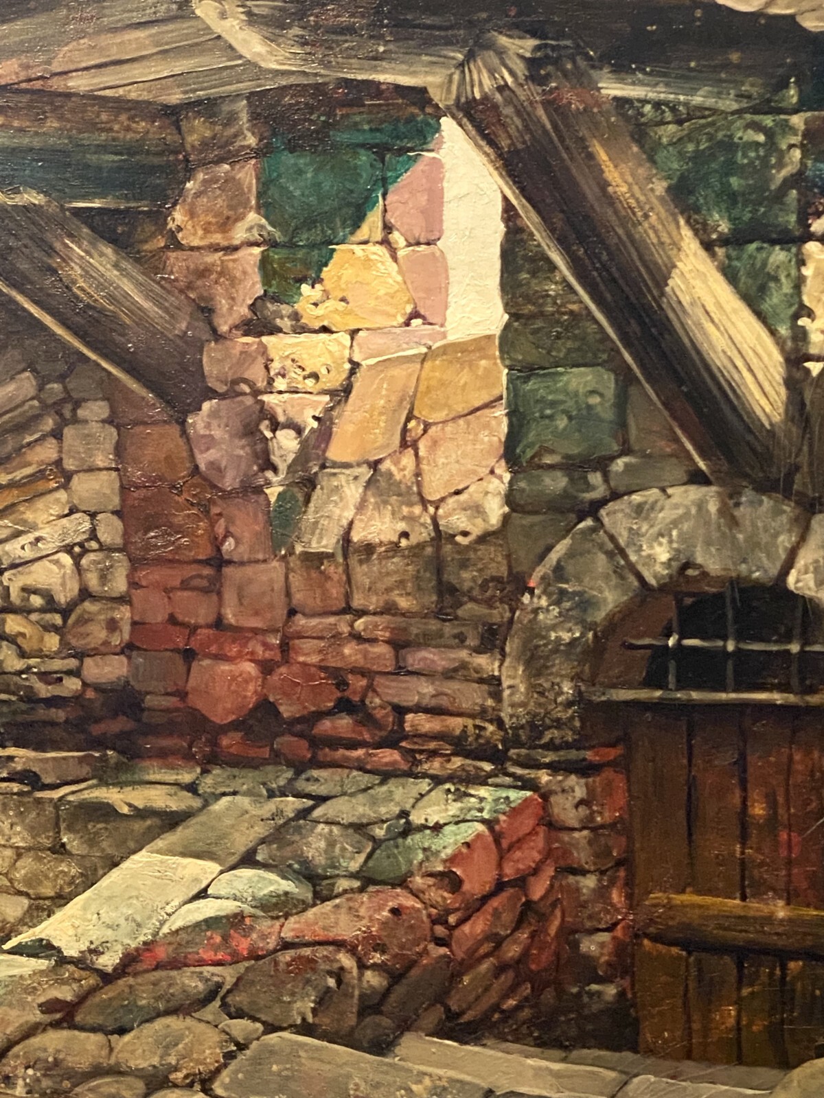 VTG Contemporary European Textured Impressionistic O/C Signed Brunelli, Framed!