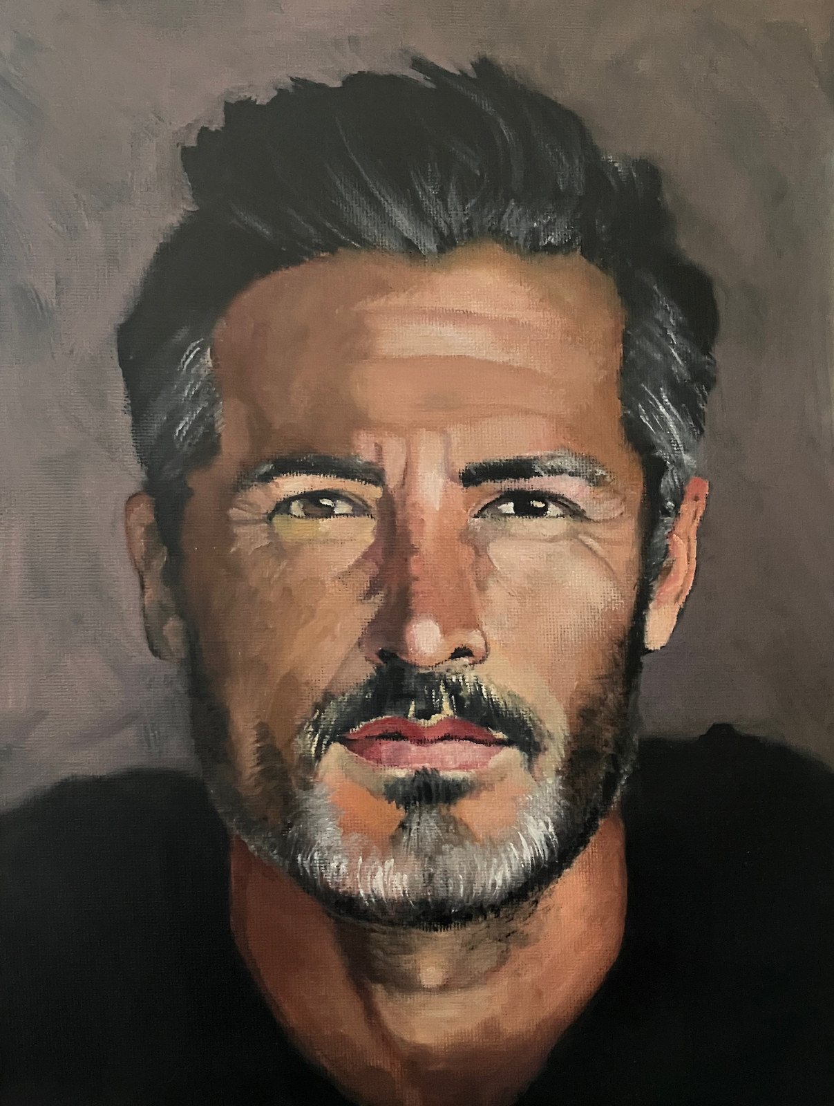 «Connor» an original oil painting on canvas panel