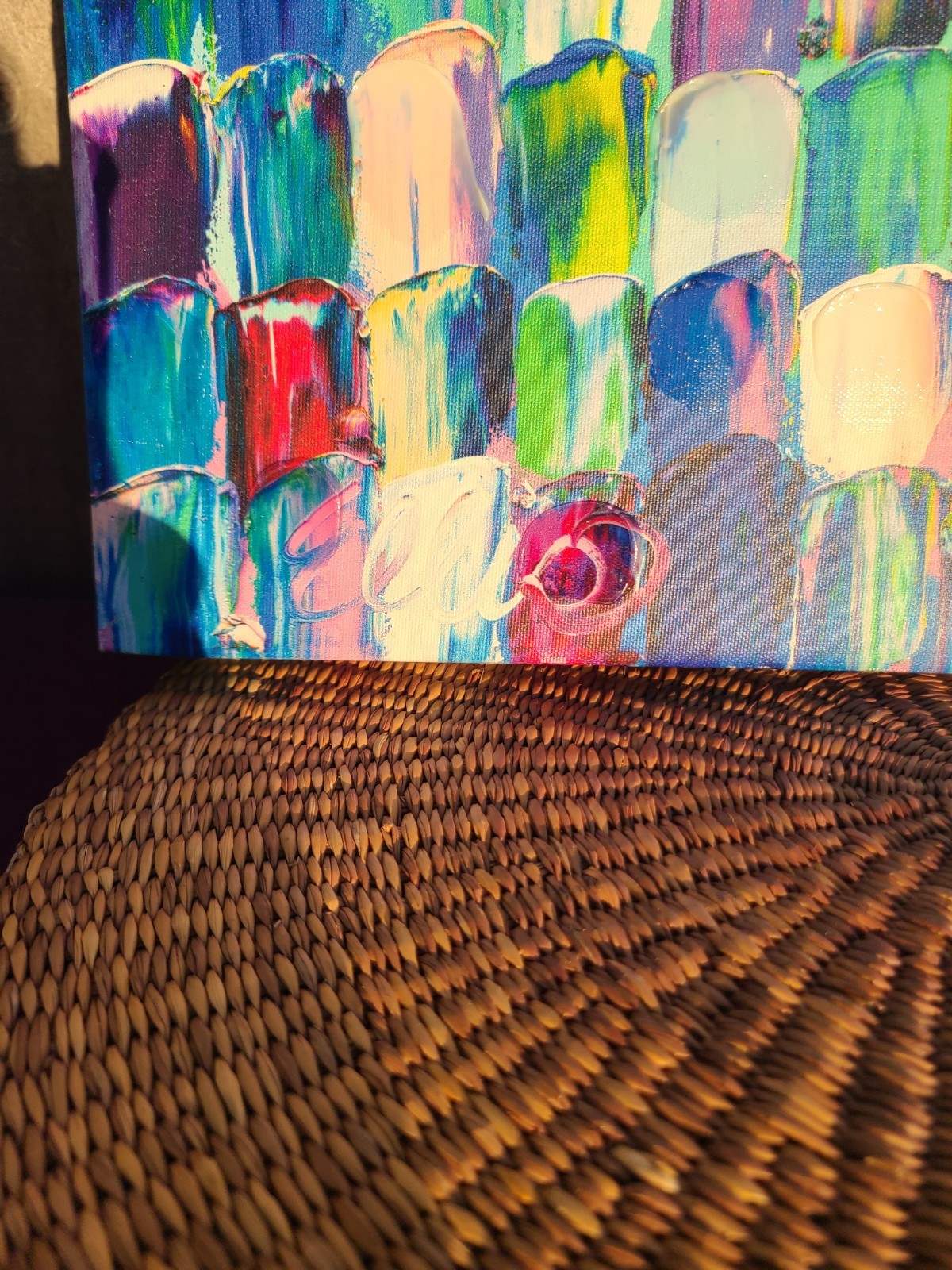 Melissa Ellis Original Palette Knife Painting Signed Art