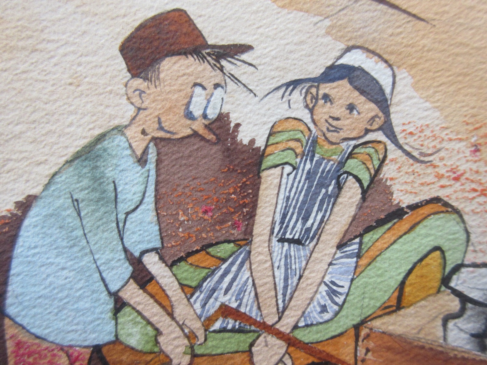 Matted Watercolor on Paper by Gregory Messersmith (United States, 20th Century)