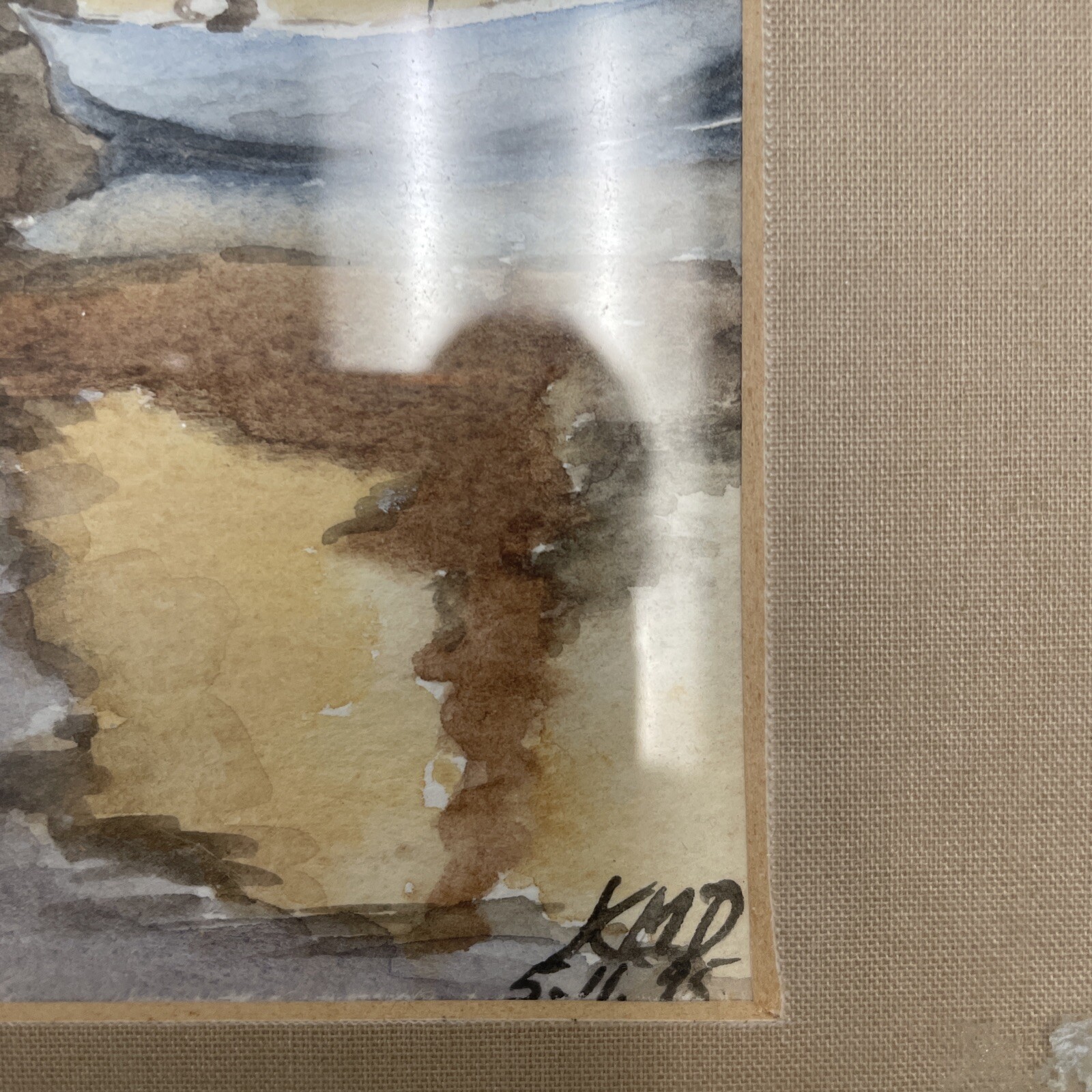 Original Watercolor by KMD – Unknown artist (to me) 1995