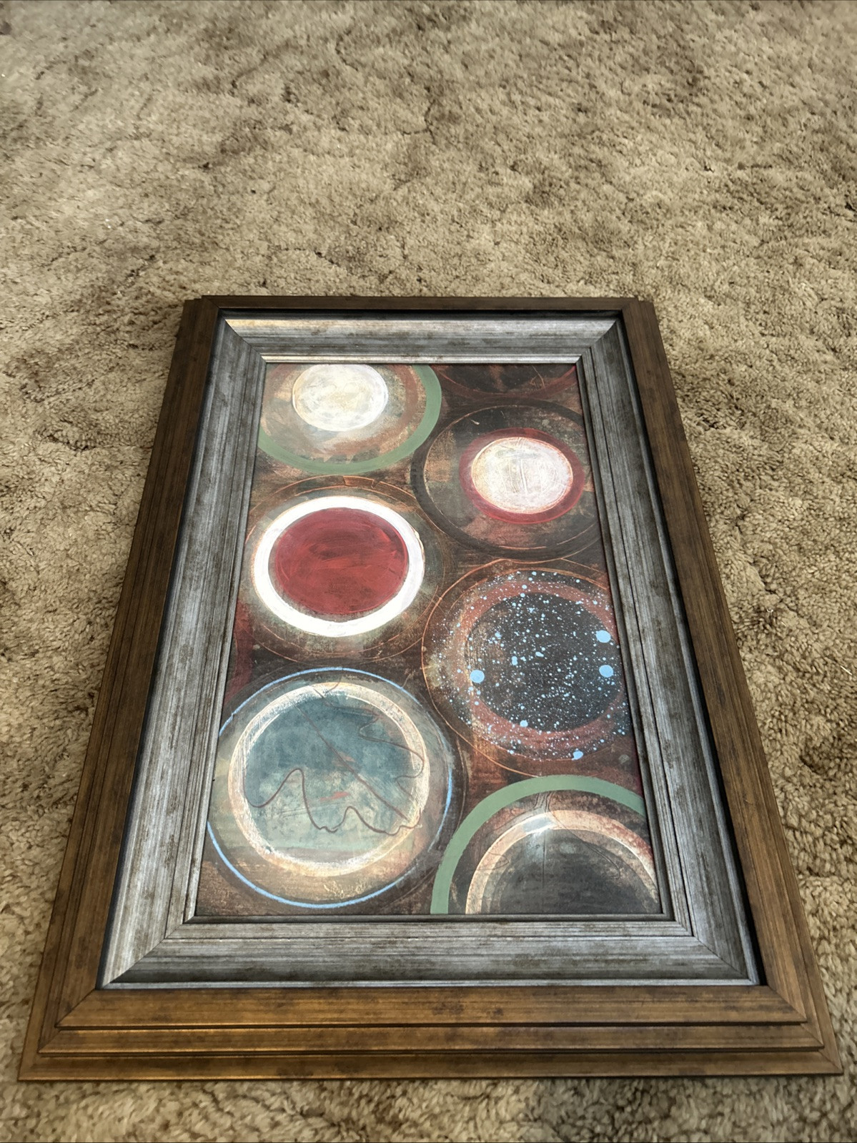 Nature’s Spheres II Canvas Framed Painting-26”x18”x2”