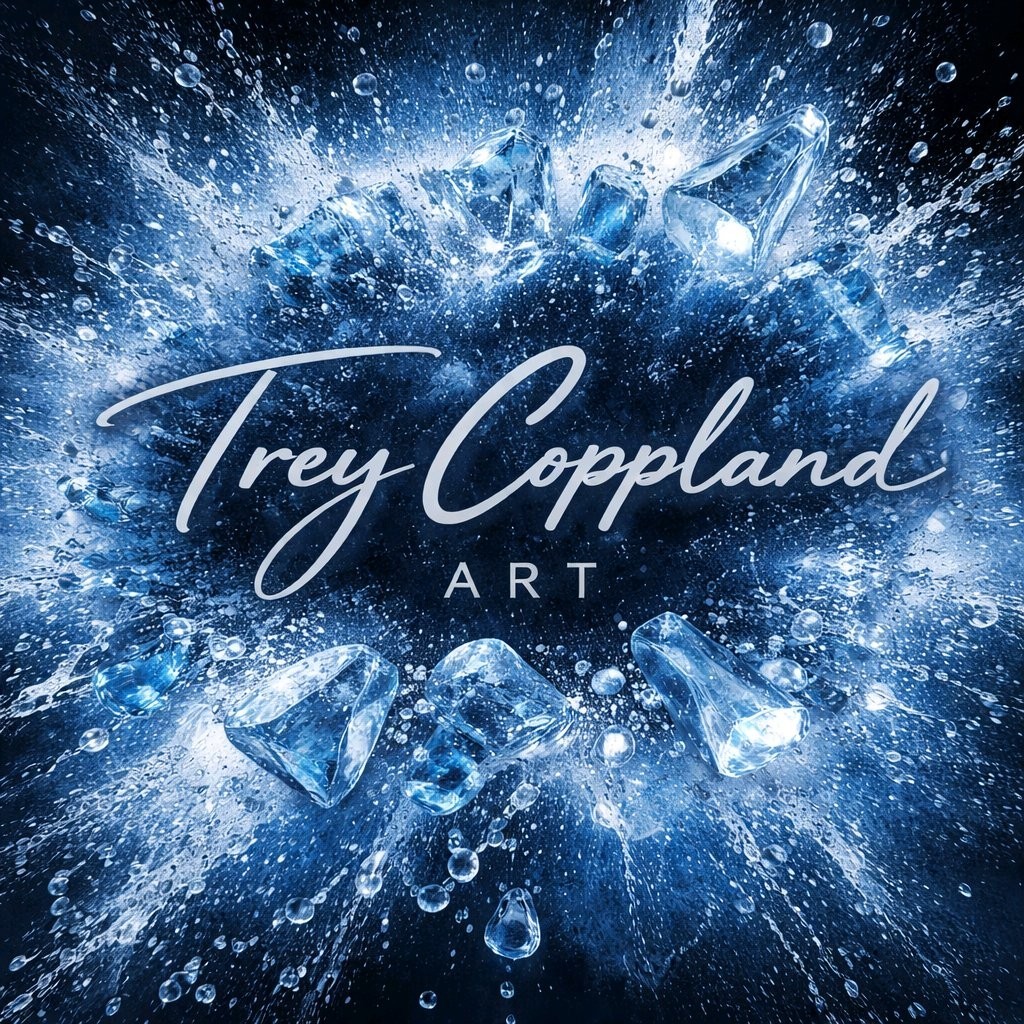Trey Coppland, TREY Abstract Self Portrait Acrylic, 24+34 in, 2026, Signed