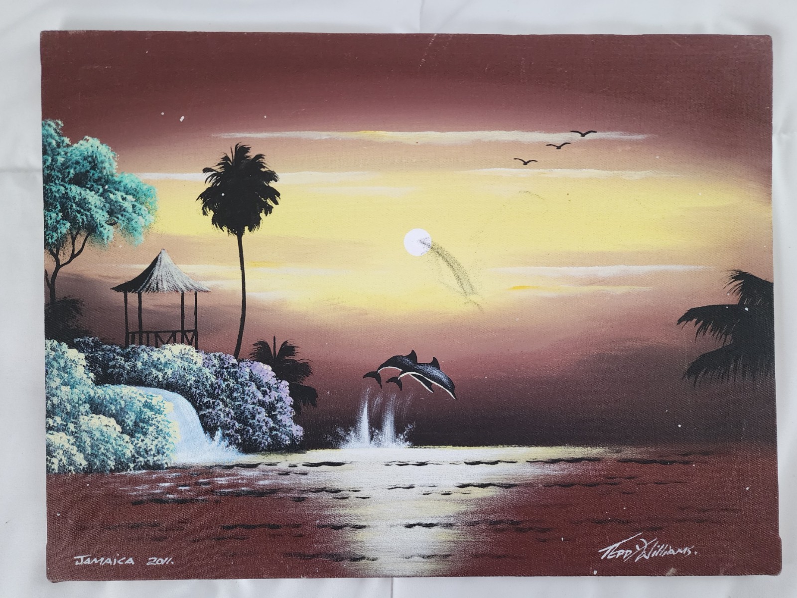 Jamaica 2011 Painting (16 1/2″ x 12 1/4″) by Teddy Williams