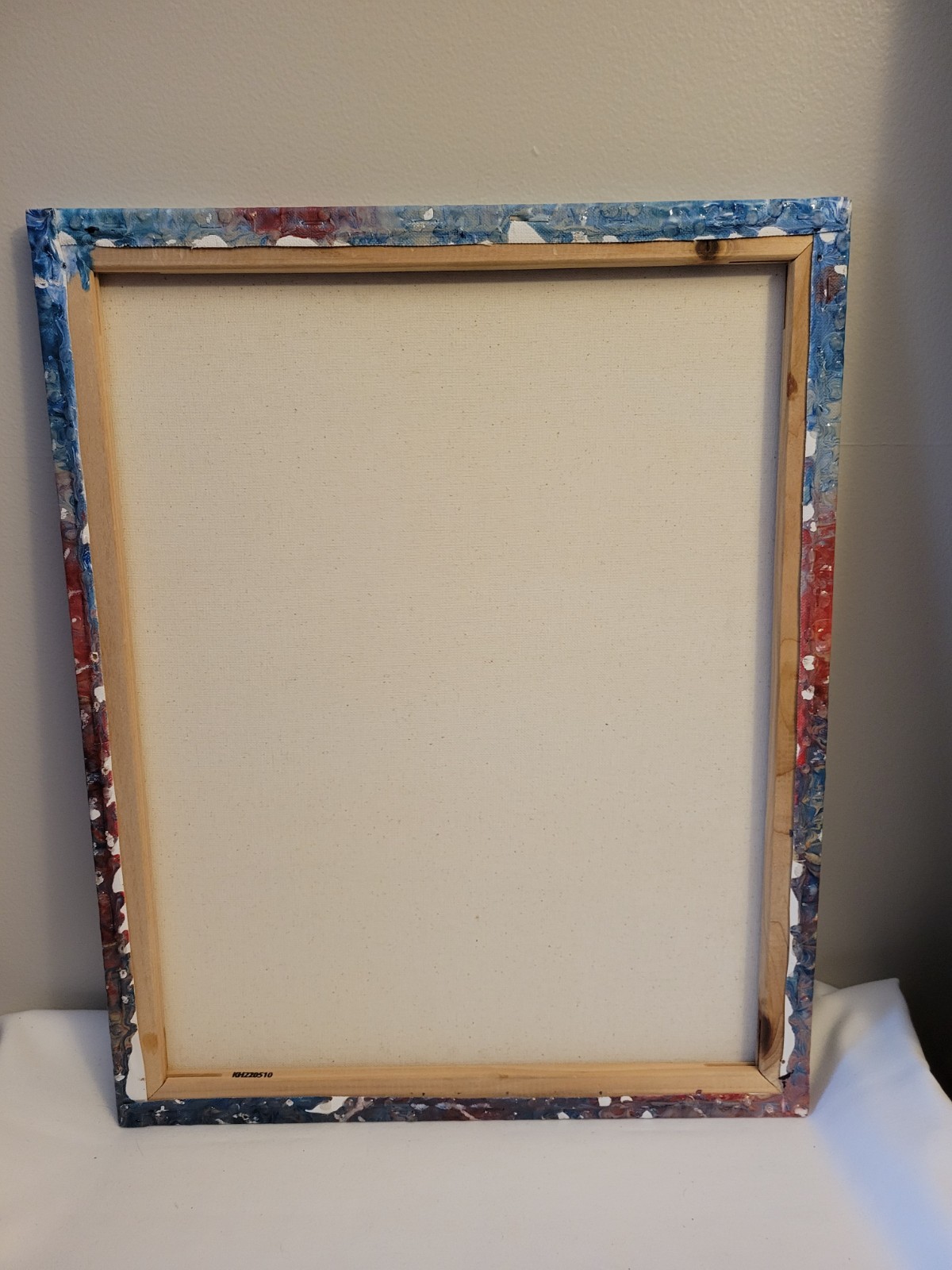 ART CANVAS ABSTRACT EXPRESSIONSM SIGNED WALL ART 16»X20» FACTORY WRAPPED