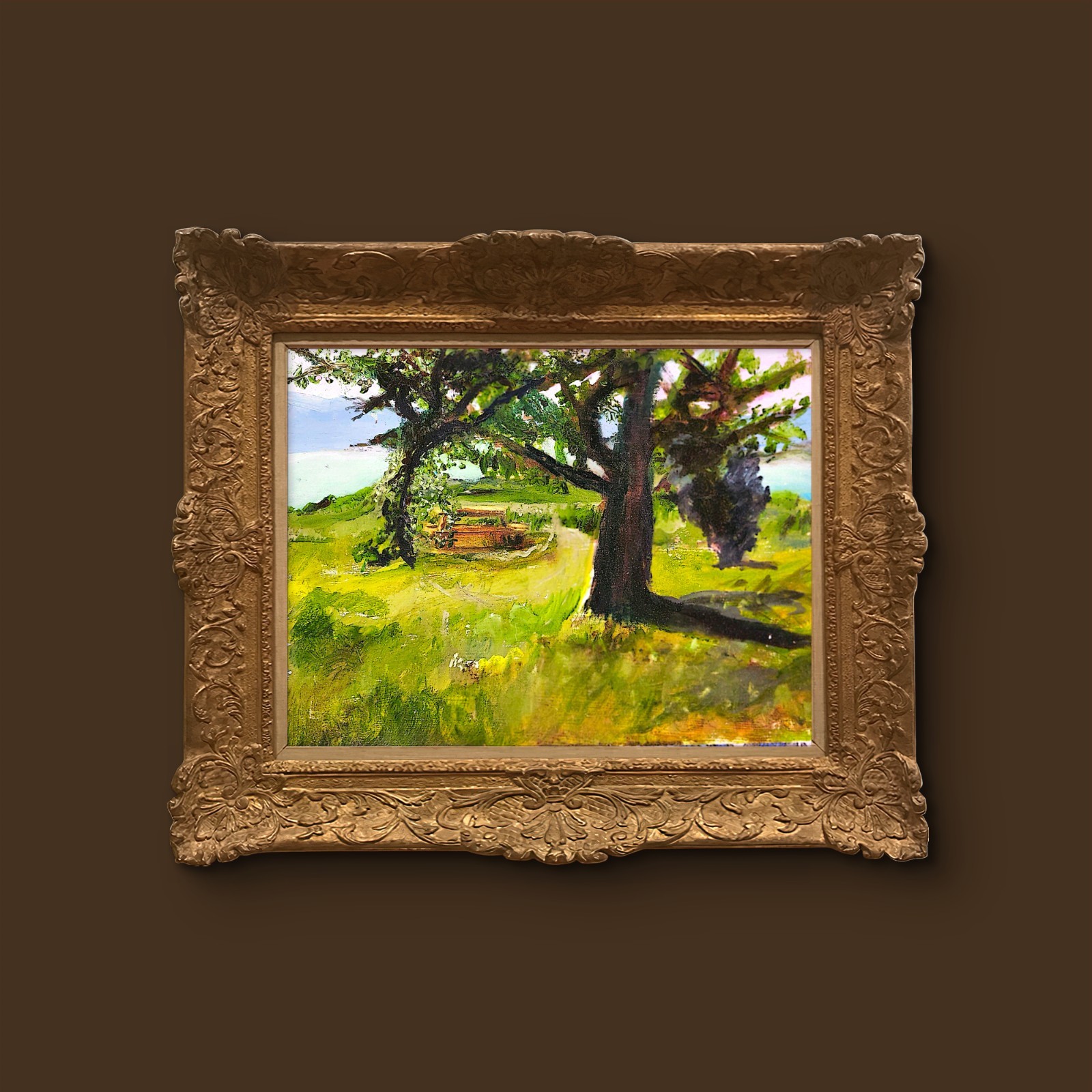 Lodi Point State Park Contemporary Expressionist Original Oil Painting 12×16