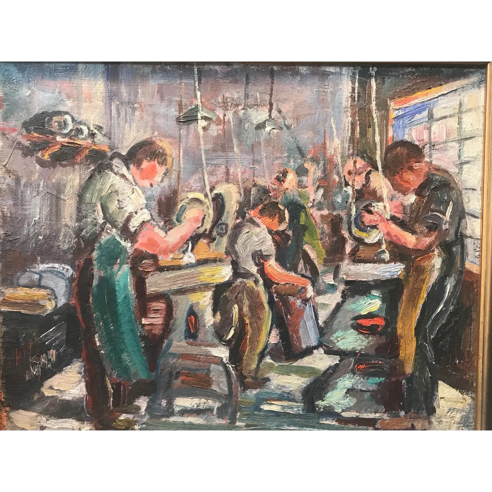 1930s Machine Age Painting- unsigned