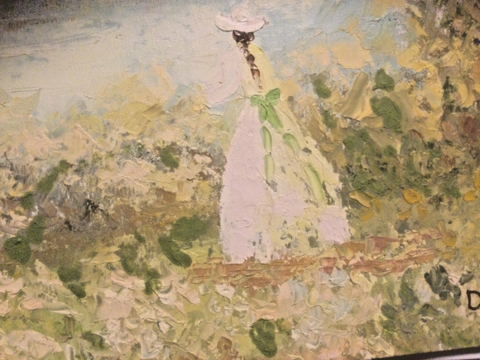 Orig.Signed DuBois Oil/Canvas French Artist,Impasto, Impression.Art36″x24″Listed
