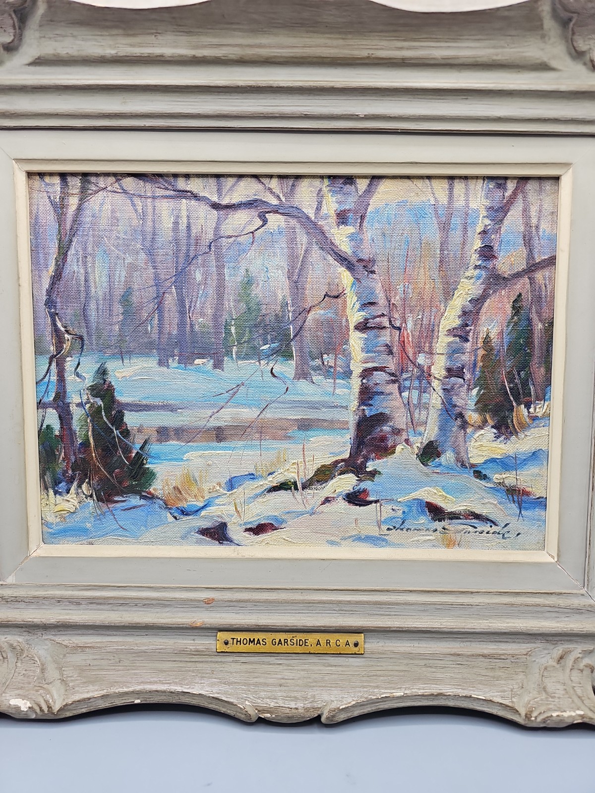 Thomas Hilton Garside, Canadian, Original Oil On Canvas Painting