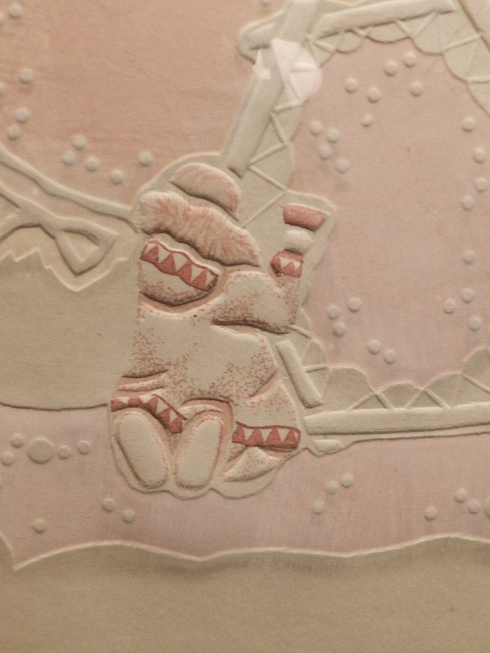 Vintage,ORIGINAL,FRAMED,EMBOSSED ART,»FLESHING SKINS»ESKIMO, 3/5,SIGNED,