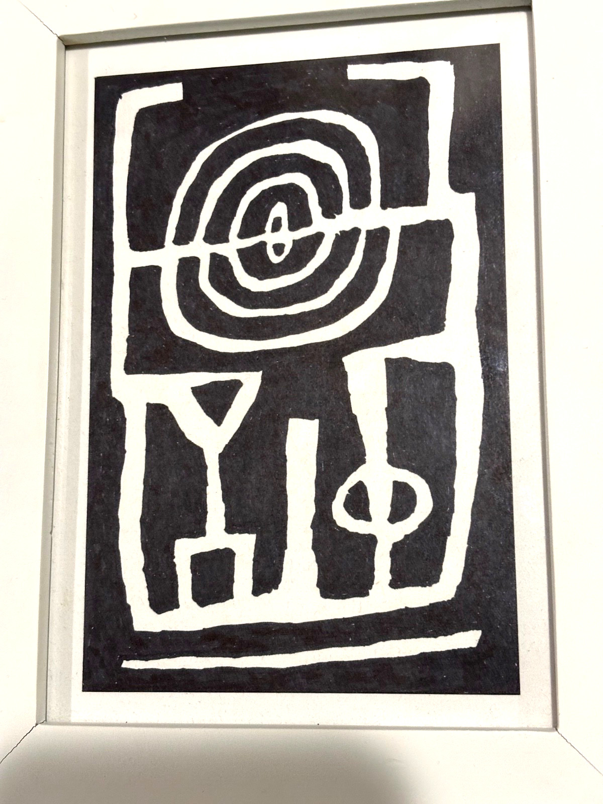 William Brice, Sig., Abstract Ink Drawing, Geometric, Modernist, California/NYC