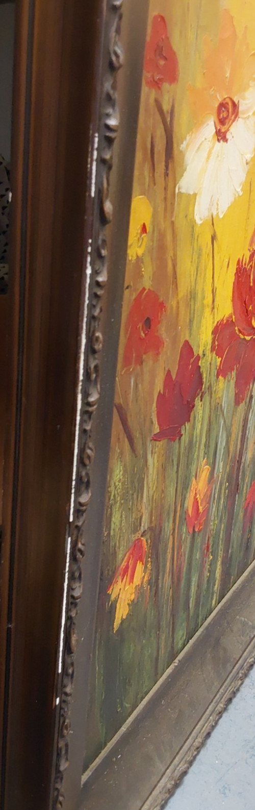GORGEOUS FALL FLOWERS PAINTING BY TANG -43 IN X 31 IN