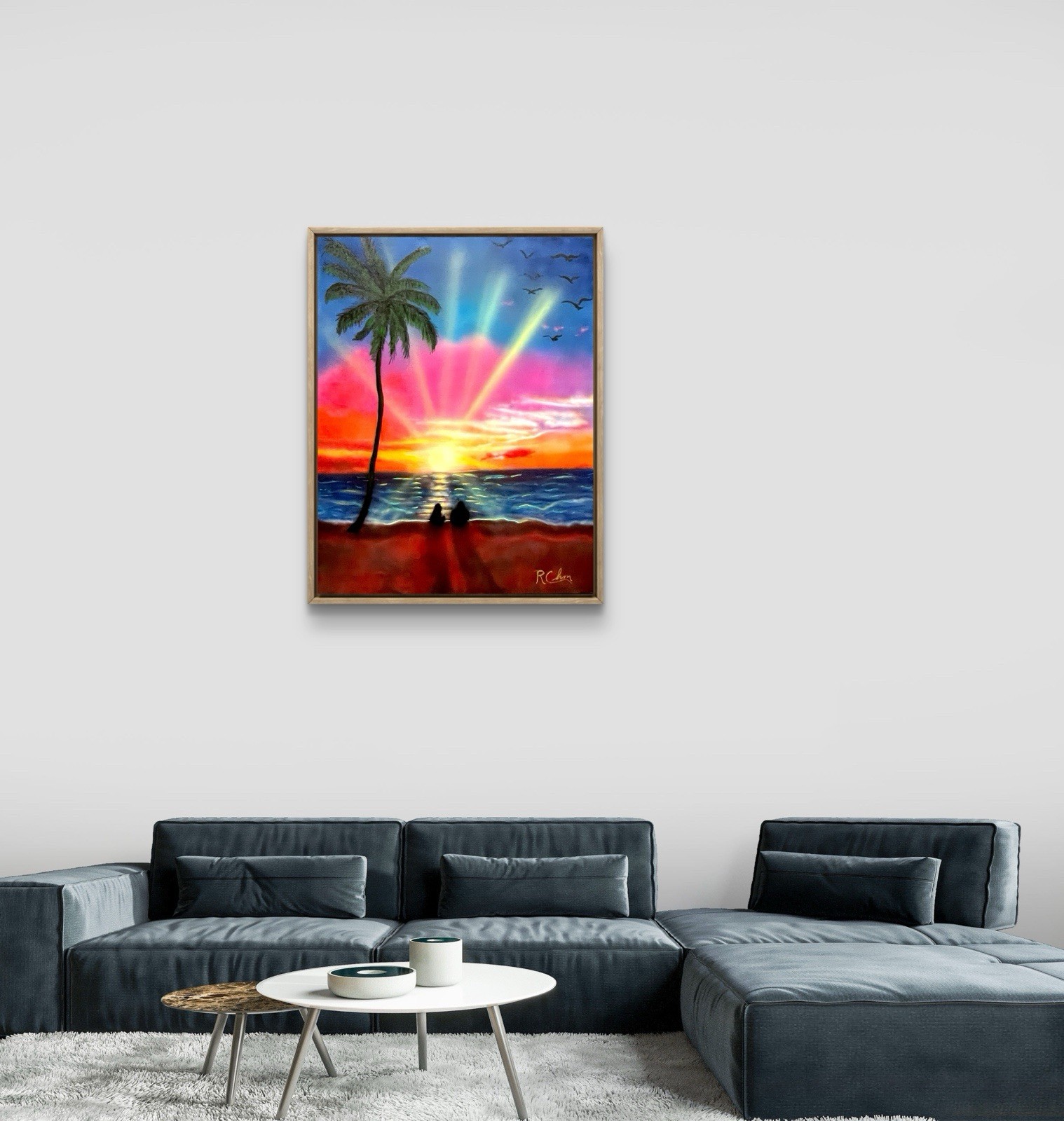 24×30 “Ocean Secrets” Expressionism Original Colorful Abstract Realism Fine Art