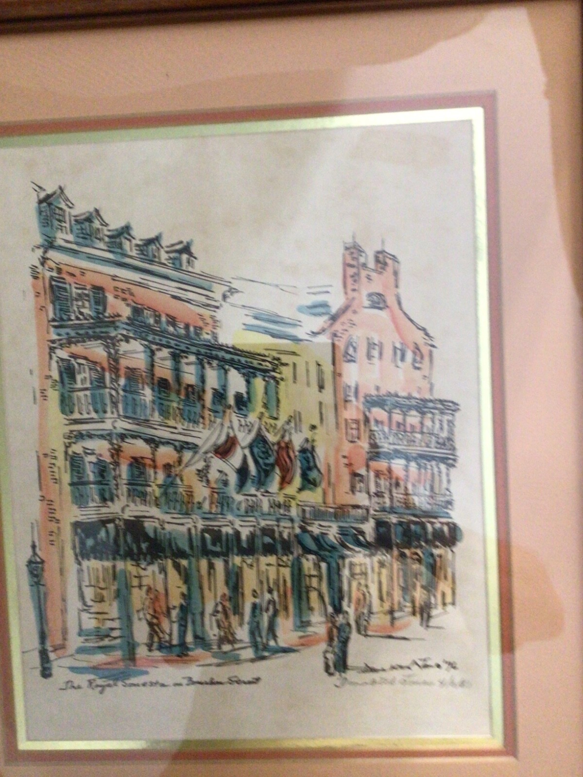 Donabeth Jones  Artwork “ The Royal Sonesta on Bourbon Street”