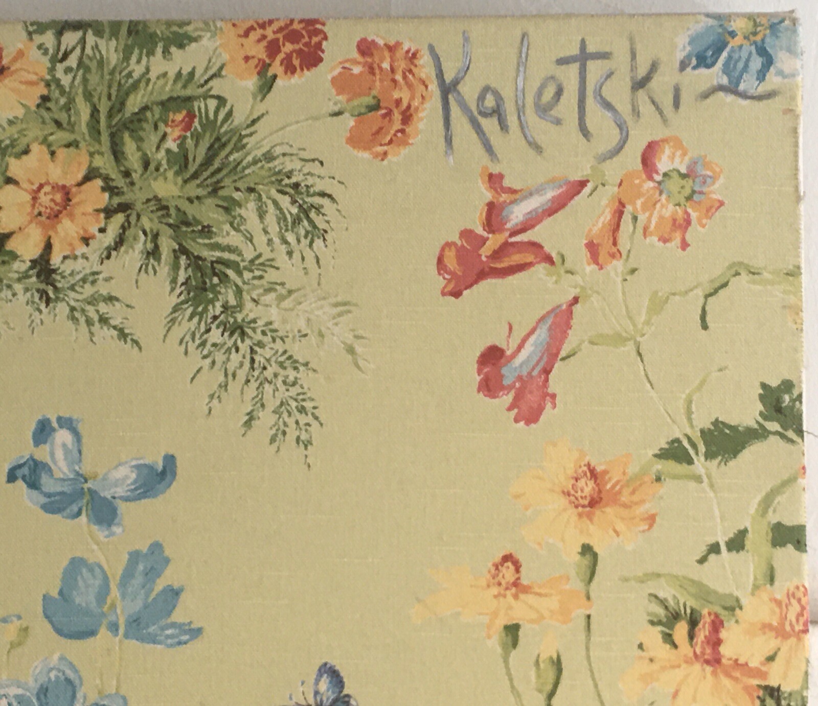 Alexander Kaletski 1998 Signed “Summer Dance” Wallpaper Heroes 50” W x 64” L