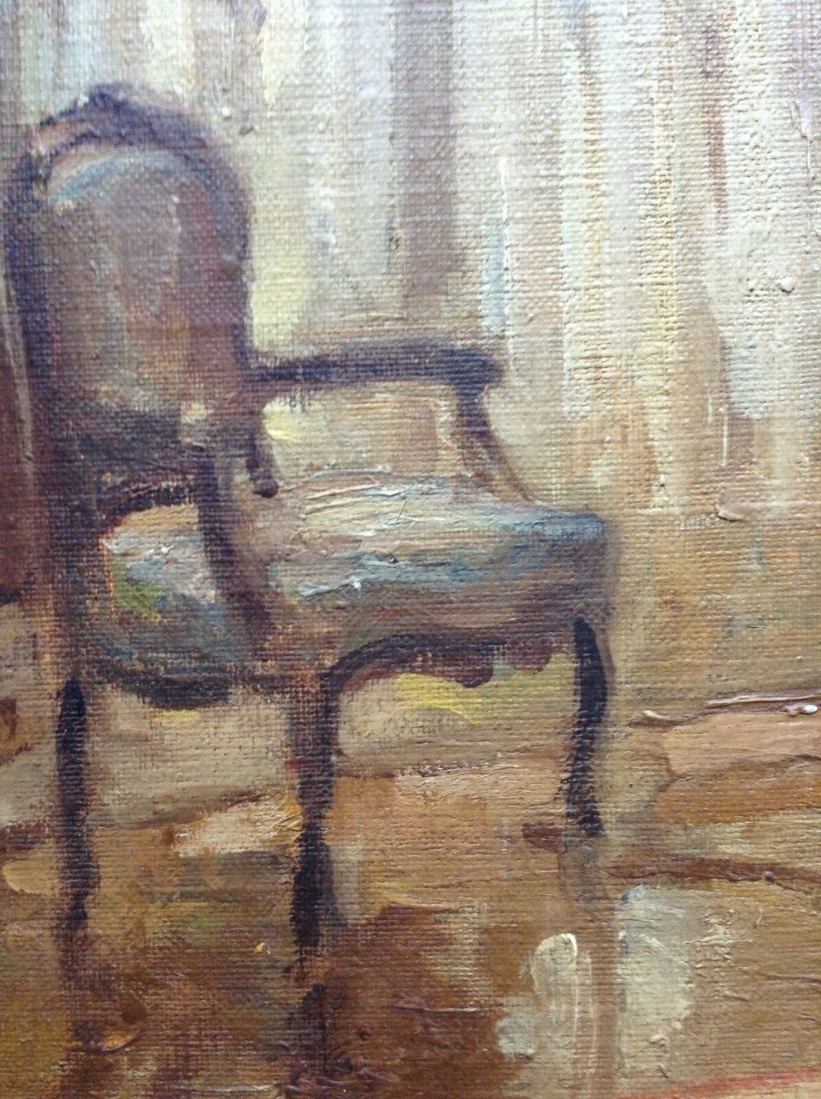 EDOUARD VUILLARD SIGNED IMPRESSIONIST OIL ON CANVAS c.1904 – PARISIAN INTERIOR