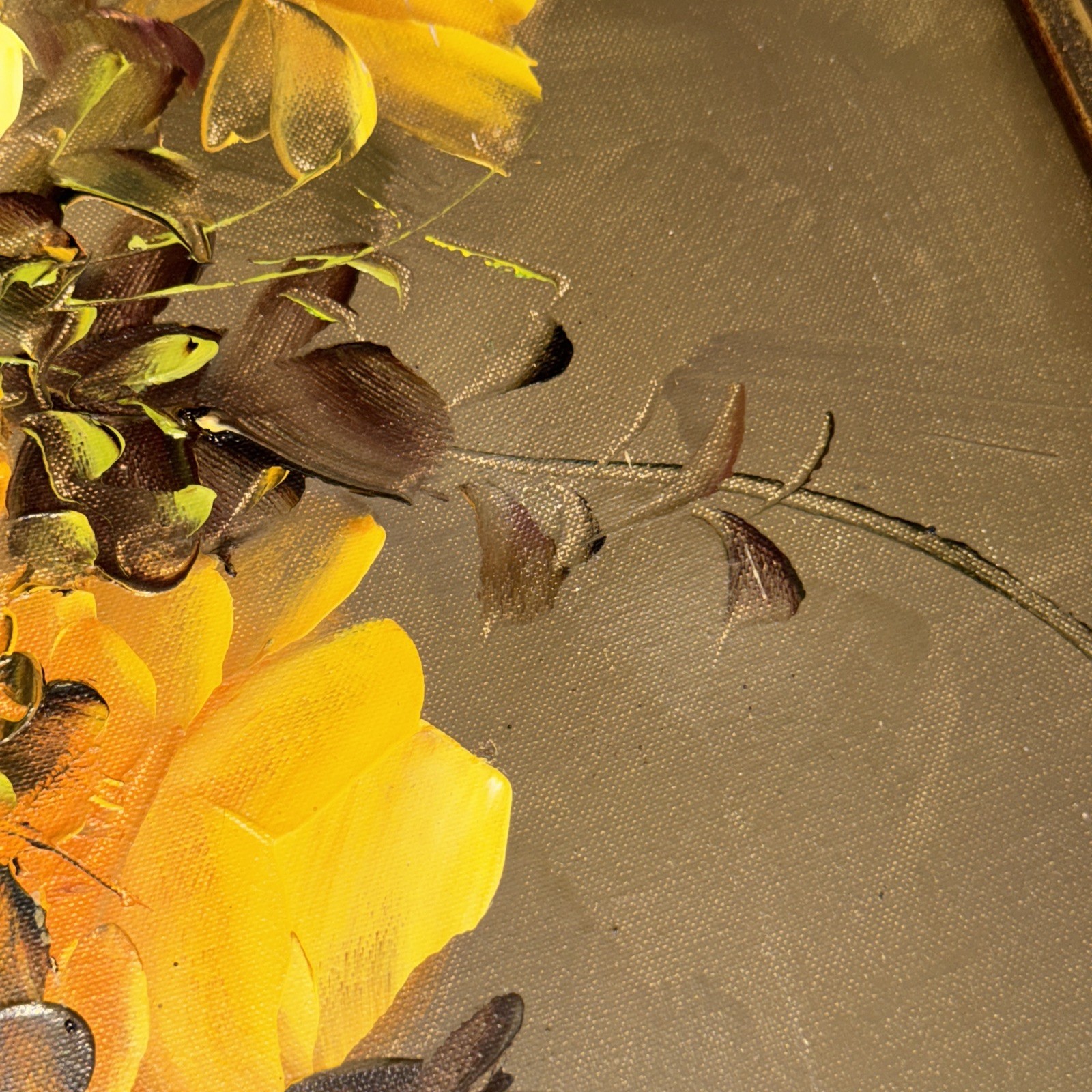 Original Painting By Ann Julia Rant Signed Flowers In Vase Still Life On Canvas