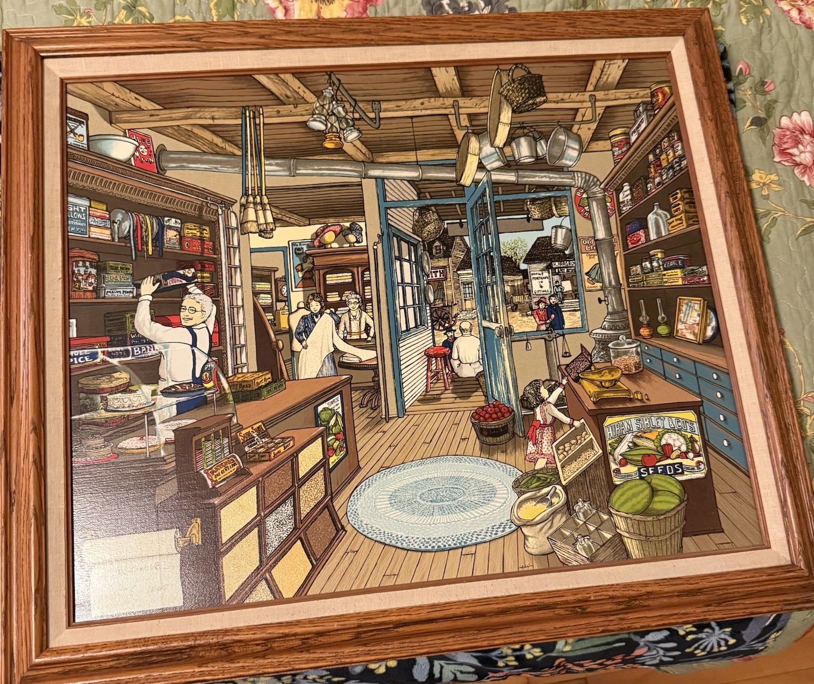 H Hargrove “Uncle Joe’s General Store” Limited Edition 24” x 20” 204/1000