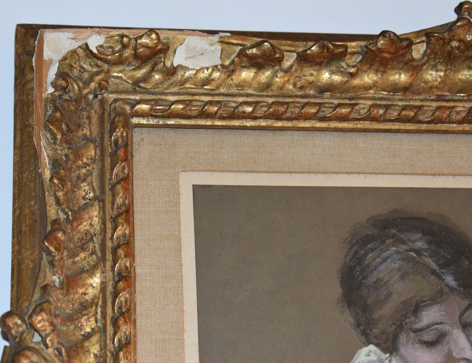SIMEON SOLOMON-British Realist-Original Signed Watercolor-Figure Study-c. 1890