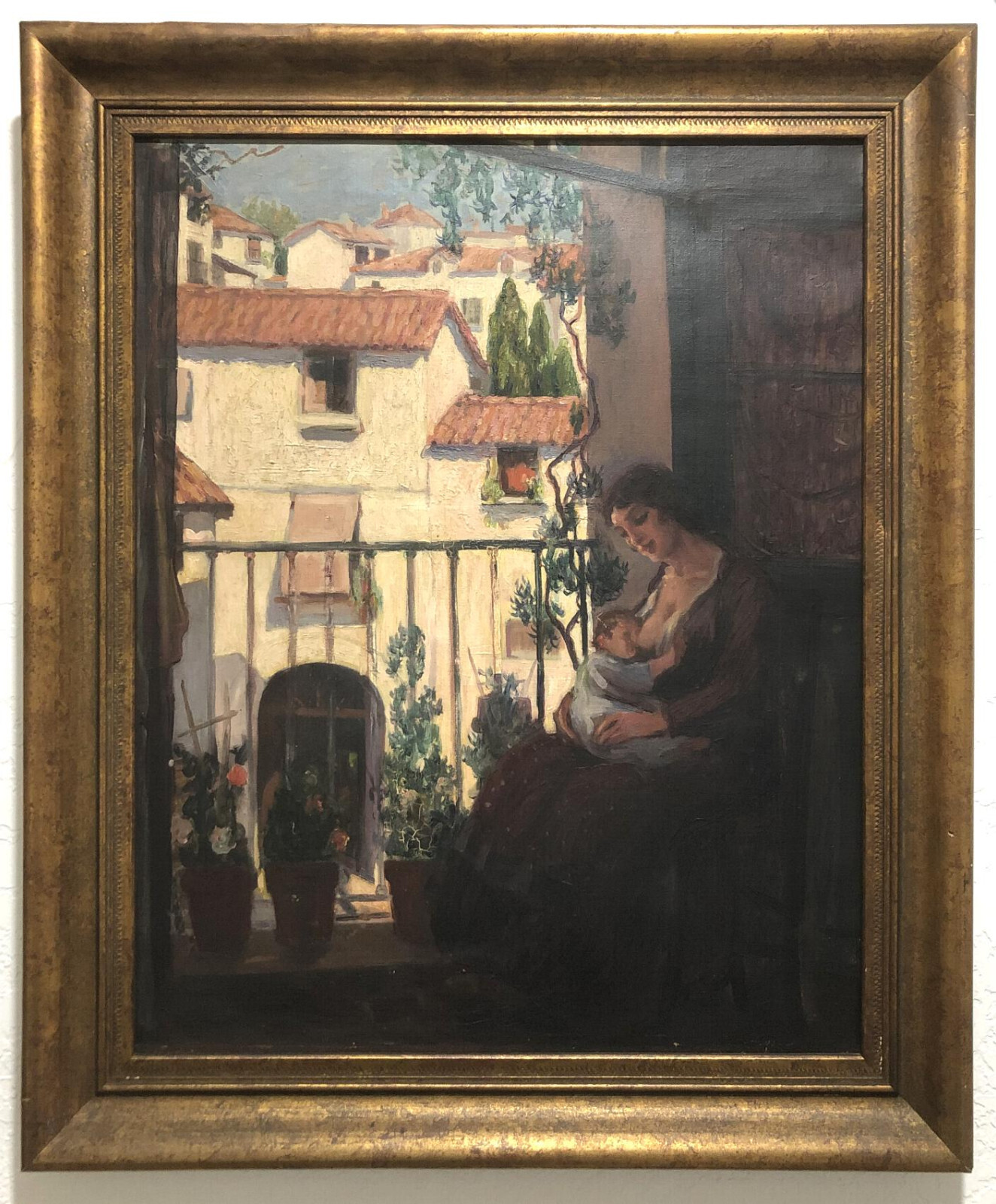 ANTIQUE SIGNED Painting ~ SPANISH COSTUMBRISTA ~ Framed Fine Genre LISTED ARTIST