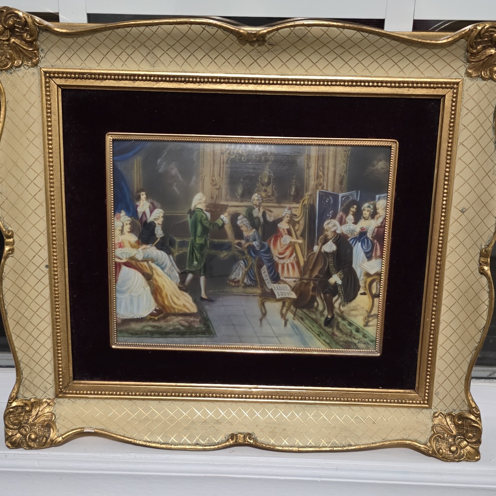 Painted Plaque