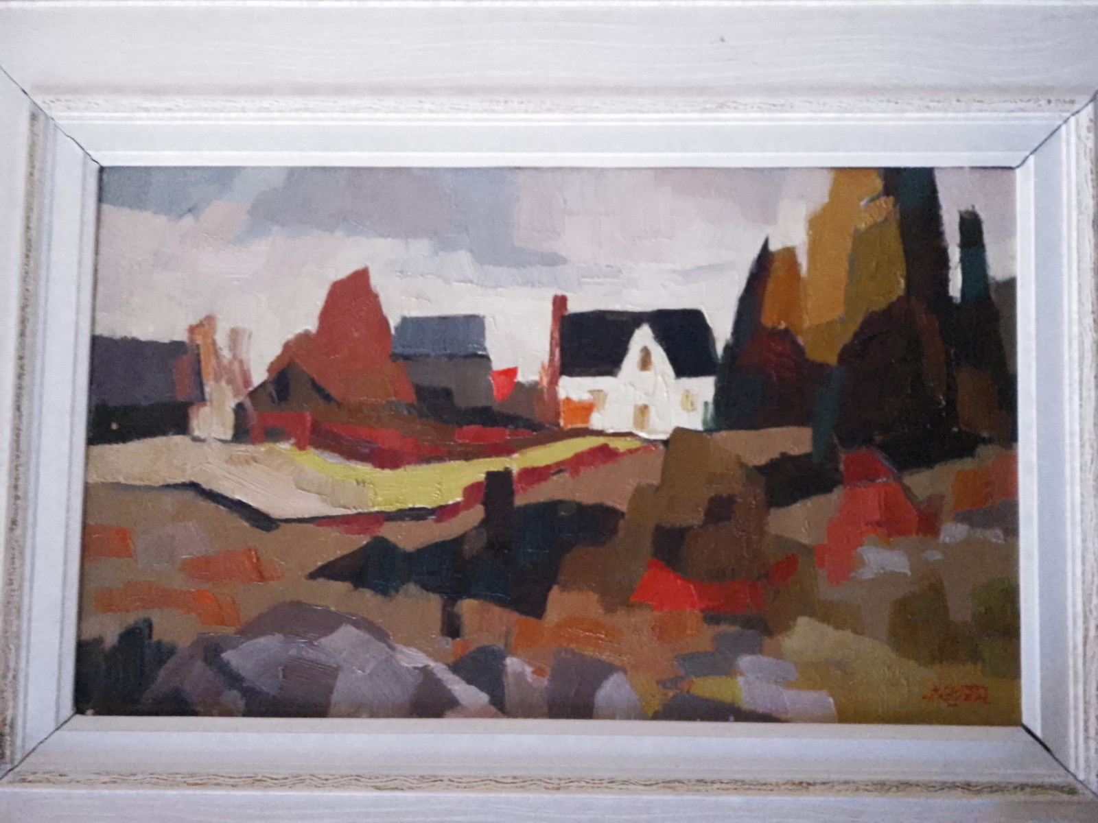 Hilton MacDonald Hassell (1910 – 1980) – Opeongo Farm 1967 – oil on Board