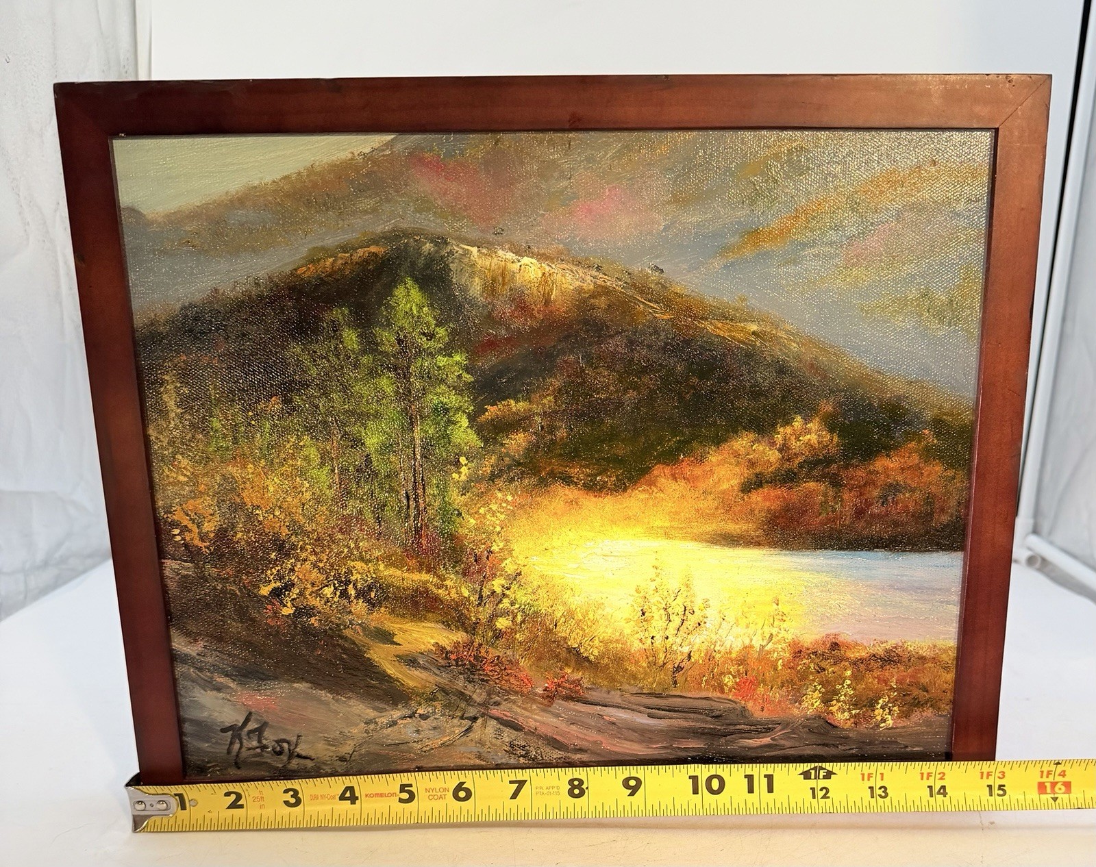 Original Framed Oil Painting By Artist Kathy Fox “All The Light That Shines”