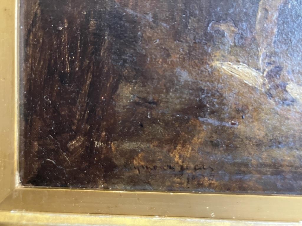 ANTIQUE OIL PAINTING John Seymour LUCAS (1849-1923) The Confrontation To $36,500