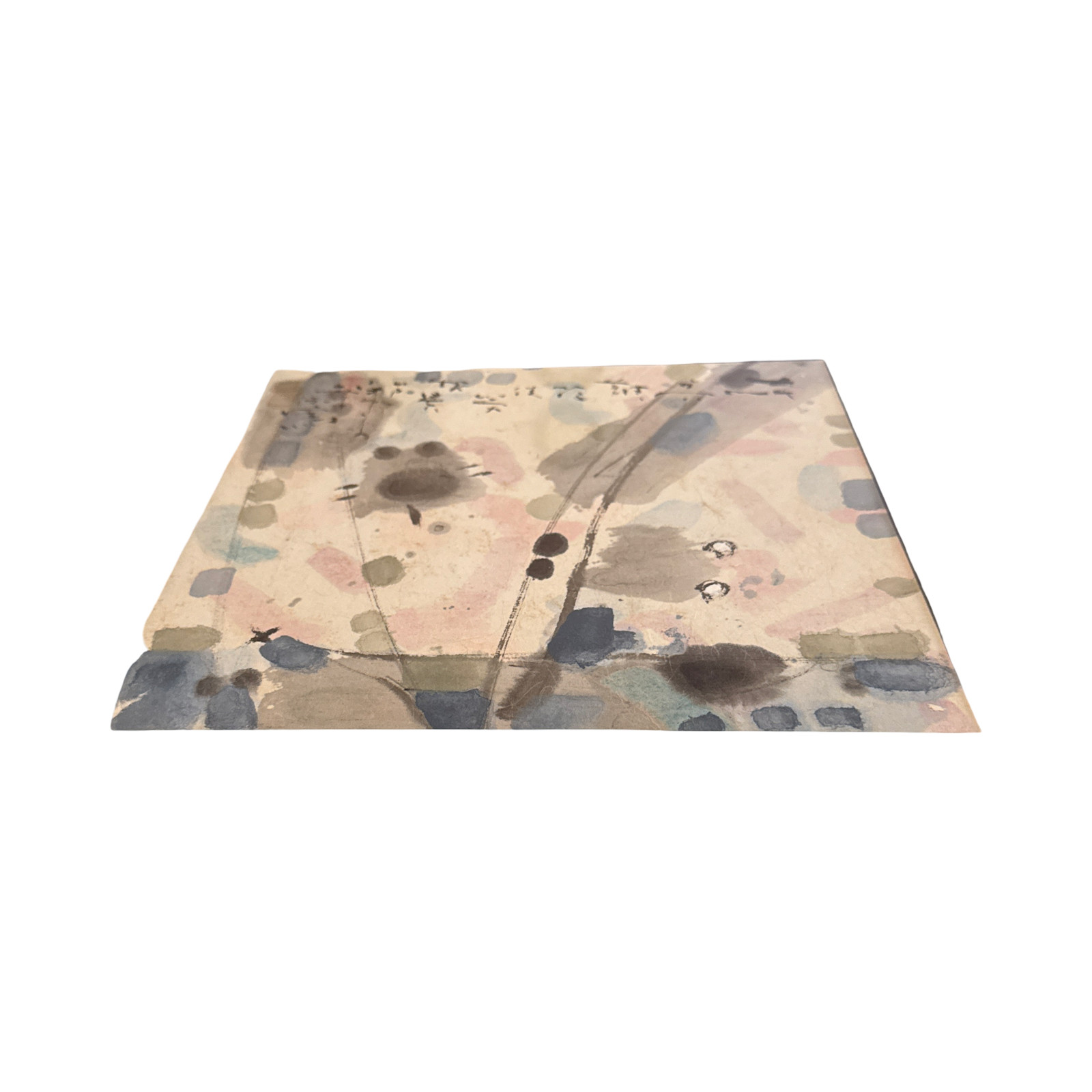Original Abstract Ink & Watercolor on Rice Paper by John H. Chen