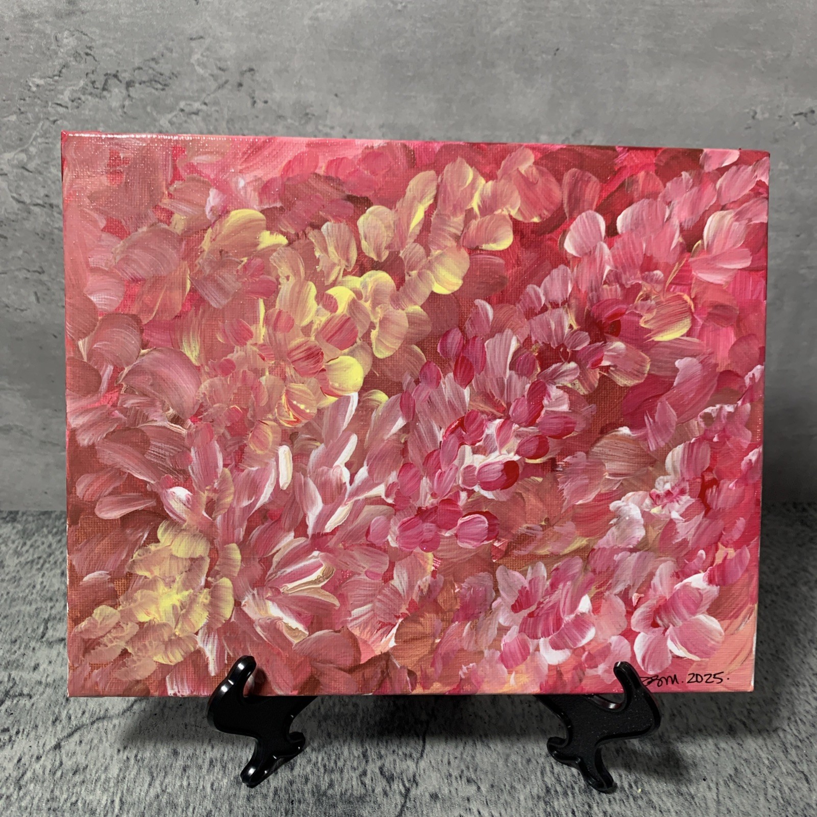 8″ x 10″ Original Acrylic Floral Painting Flower Art Canvas Panel Home Decor