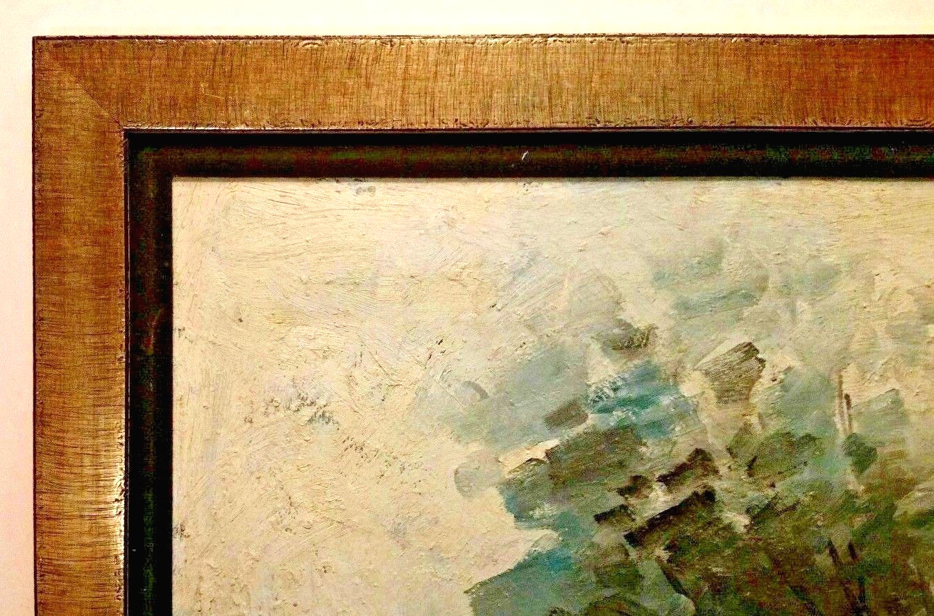 Listed URUGUAYAN HUGO NANTES Sd ABSTRACT LANDSCAPE ORIG OIL «RINCON de SAN JOSE»