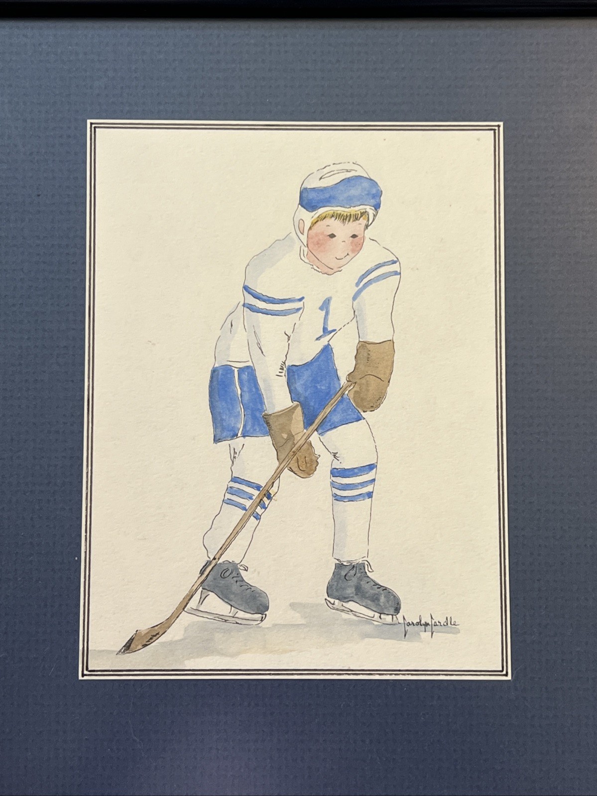 Unknown Hockey Player Painting!