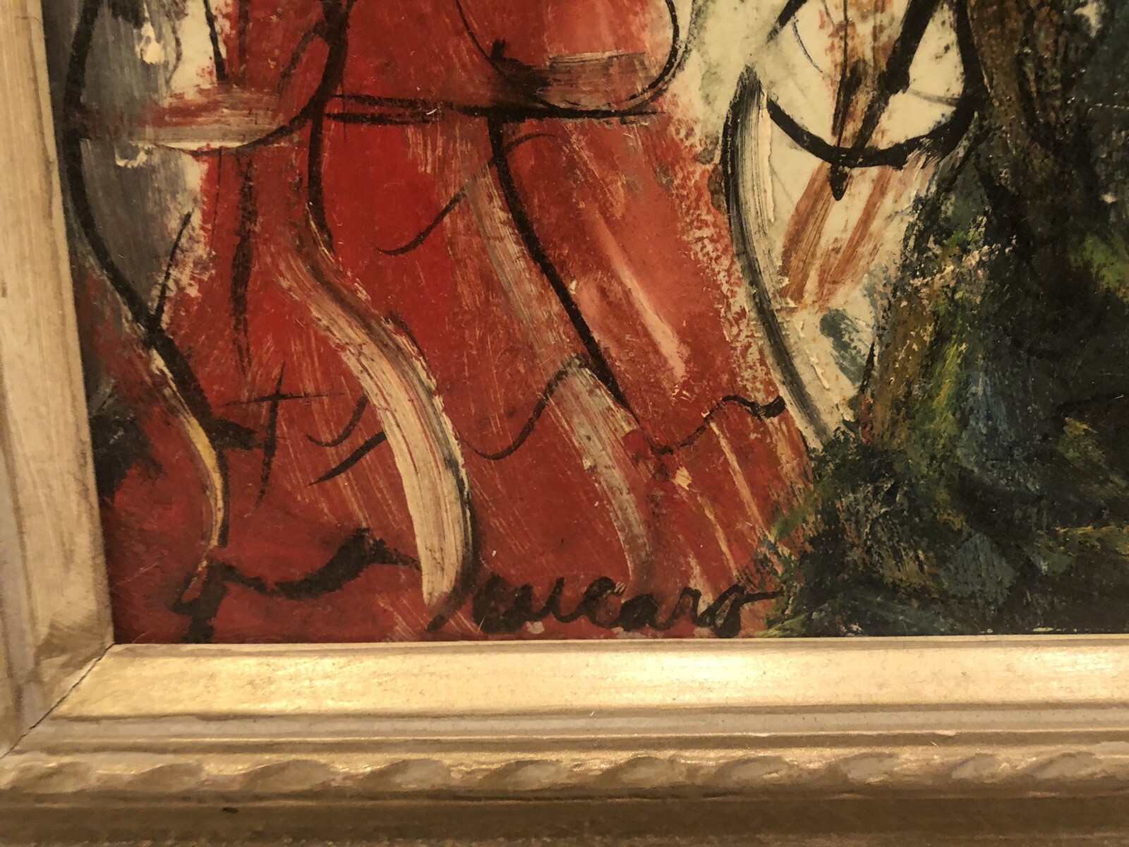 PASCAL CUCARO (American 1915-2004) “Ladies on a Balcony” Oil on Masonite