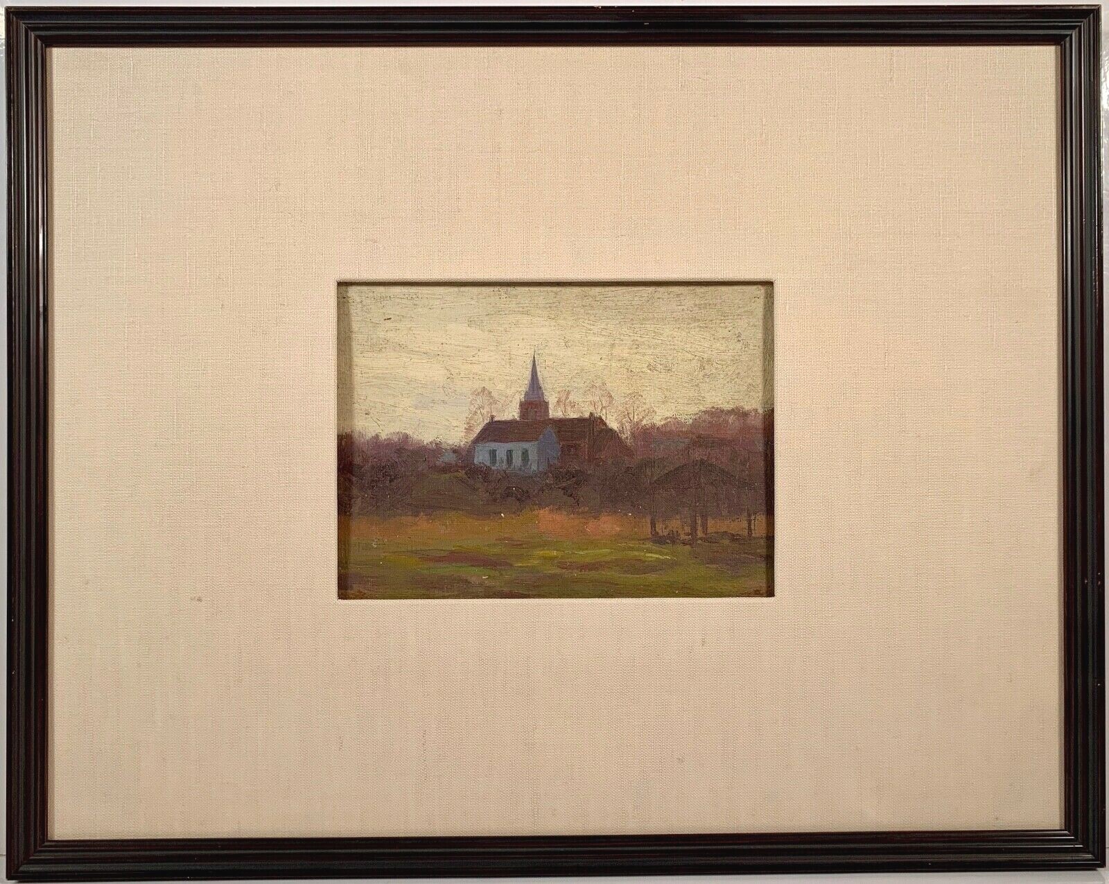 Listed American Artist William Merritt Post (1856-1935) Oil Painting w/ Prov.