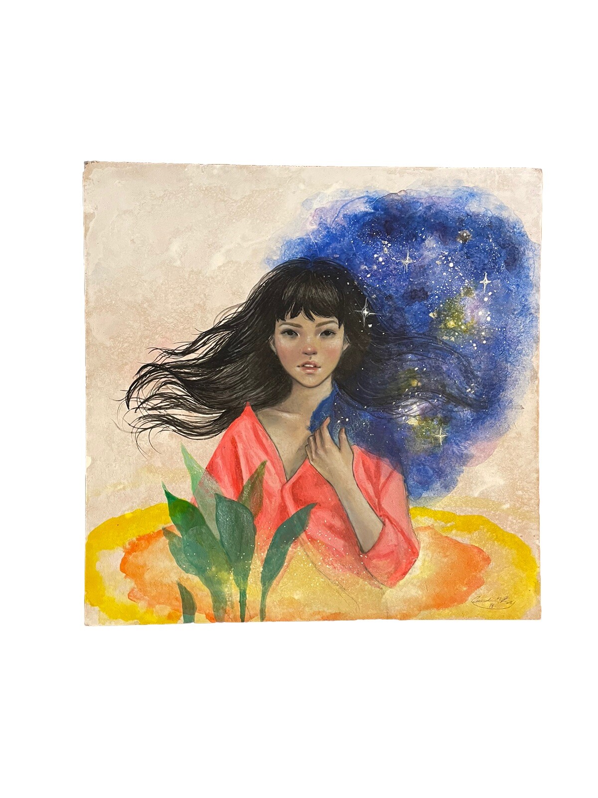 Candace Mckay Surrender To Silence, 2014 Acrylic Masonite