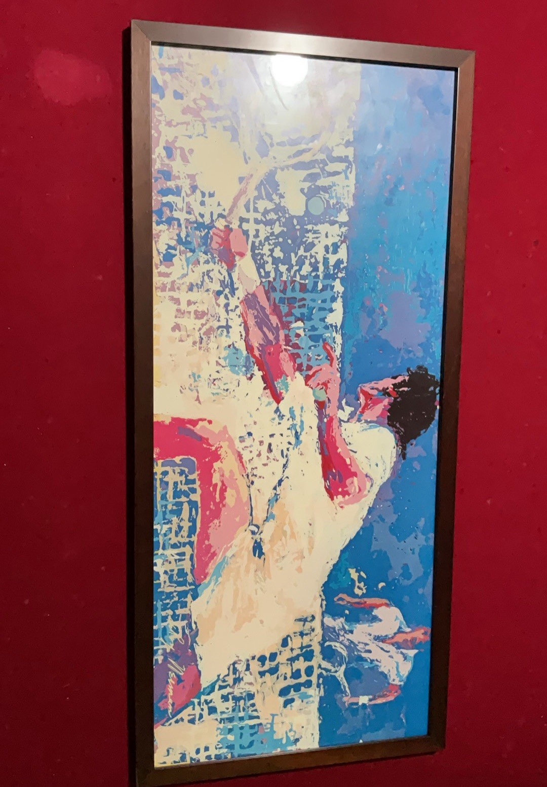 Leroy Neiman “Get Shot” painting (PRE-OWNED)