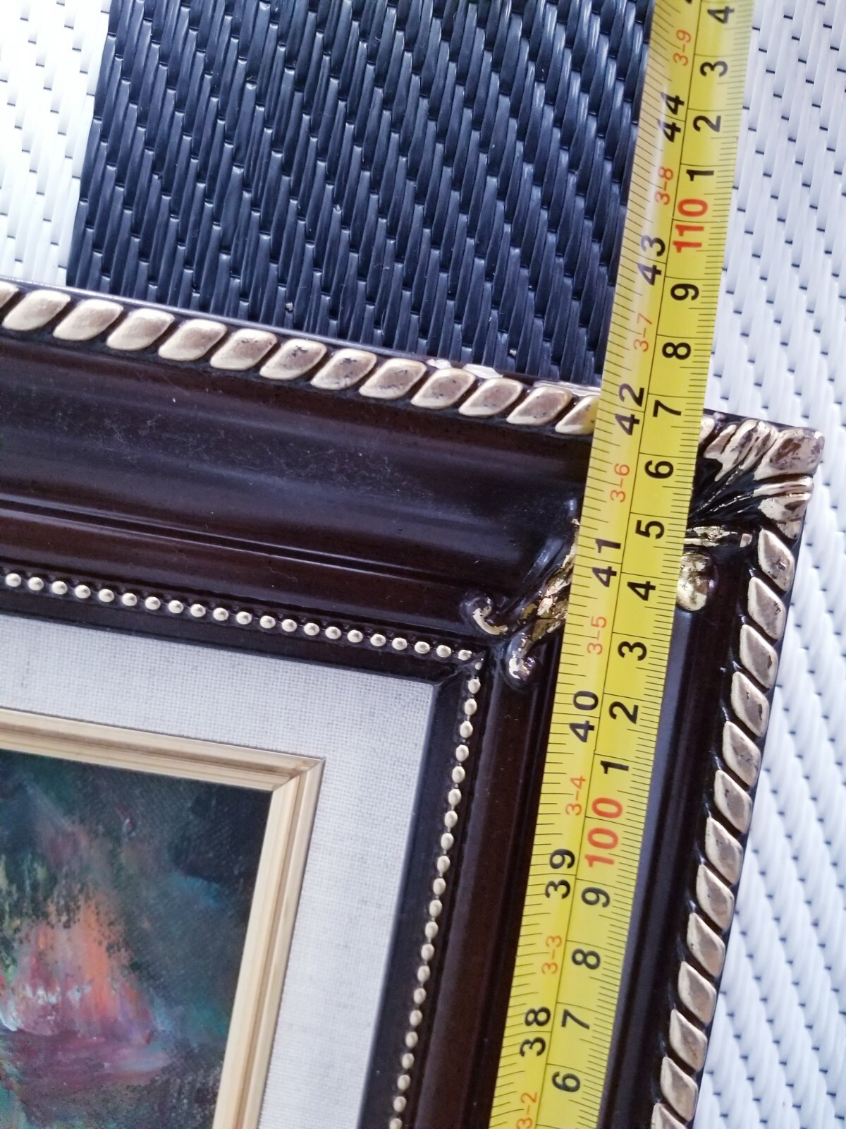 Antonio DiViccaro Original Hand Signed knife Oil Painting Italy Scorcio 36 x 48