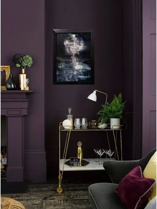 Fascinating framed enigmatic dark gothic space abstract still life Kloska