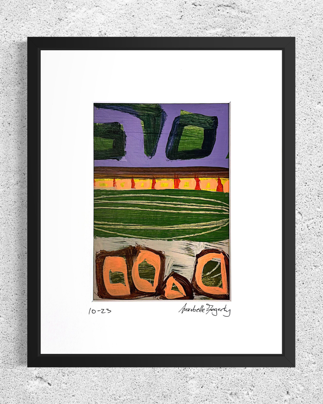 Set Of 6 Original Still Life Collage 8×10 Matted Contemporary Kitchen Wall Art