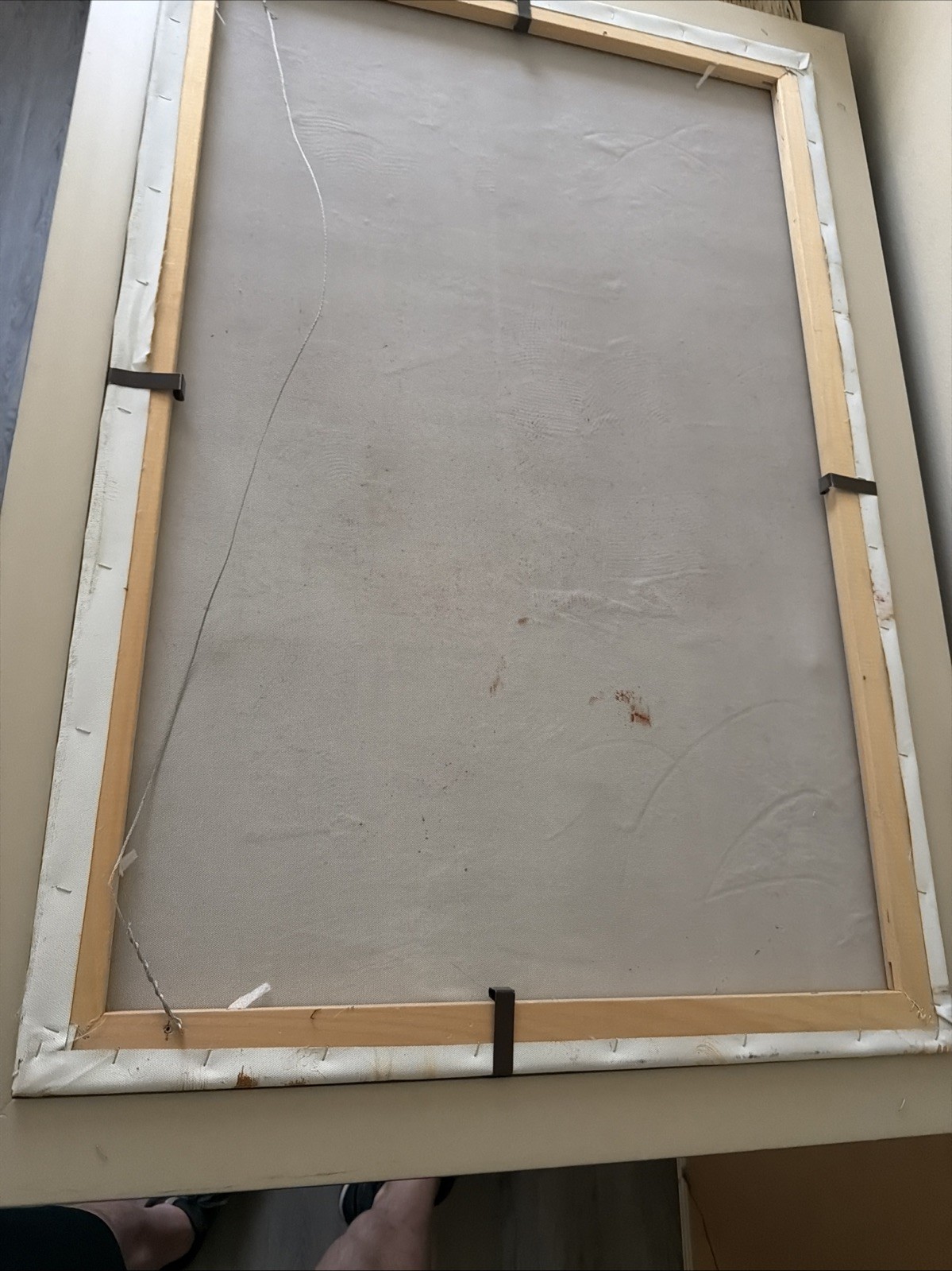 Geometric Abstract Painting: Earth Tones Custom Art