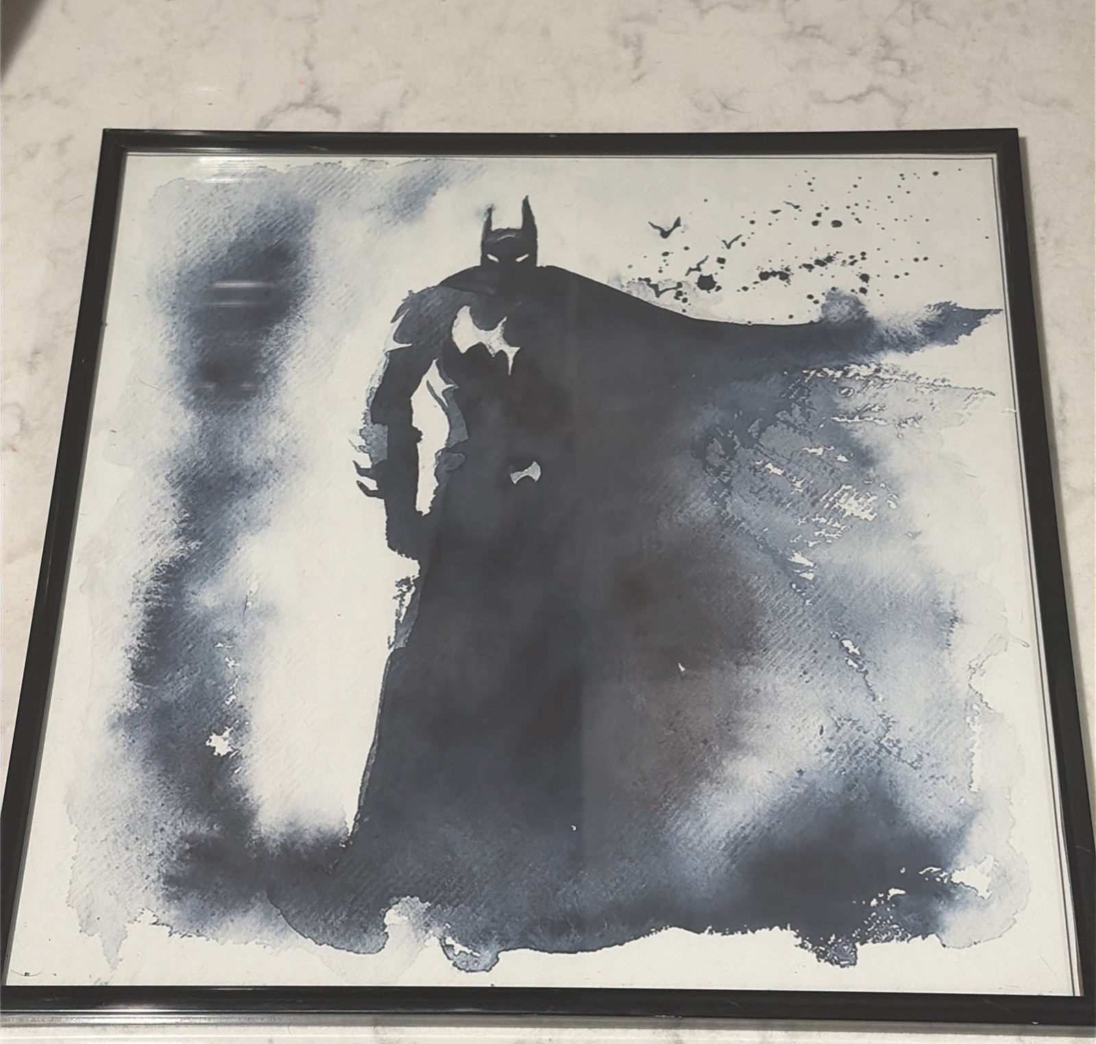Custom Batman Water Color Painting 1 of 1 Hand Painted 12×12